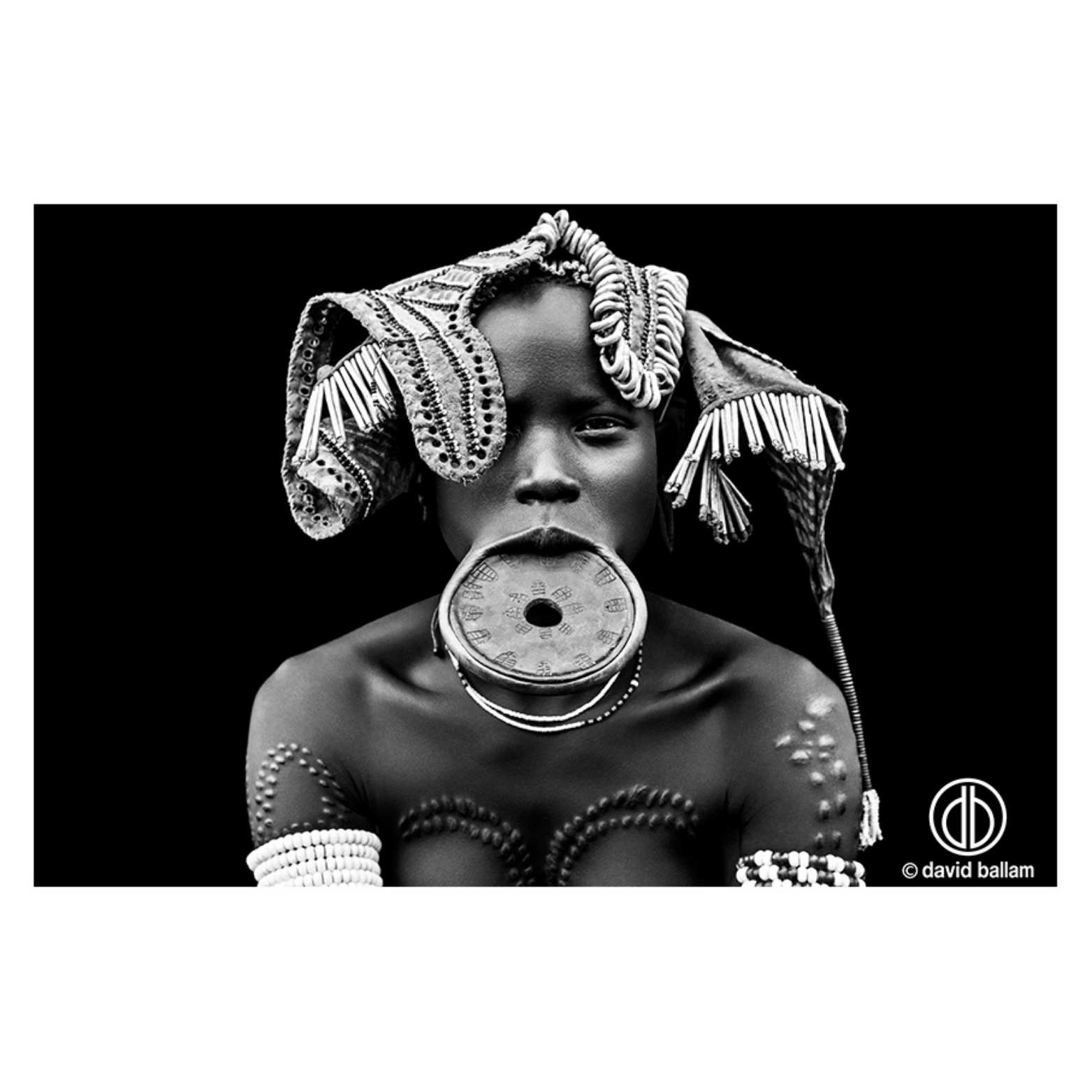 David Ballam Rolled Canvas Prints - Ethiopia's Omo Tribe (120cm x 80cm)