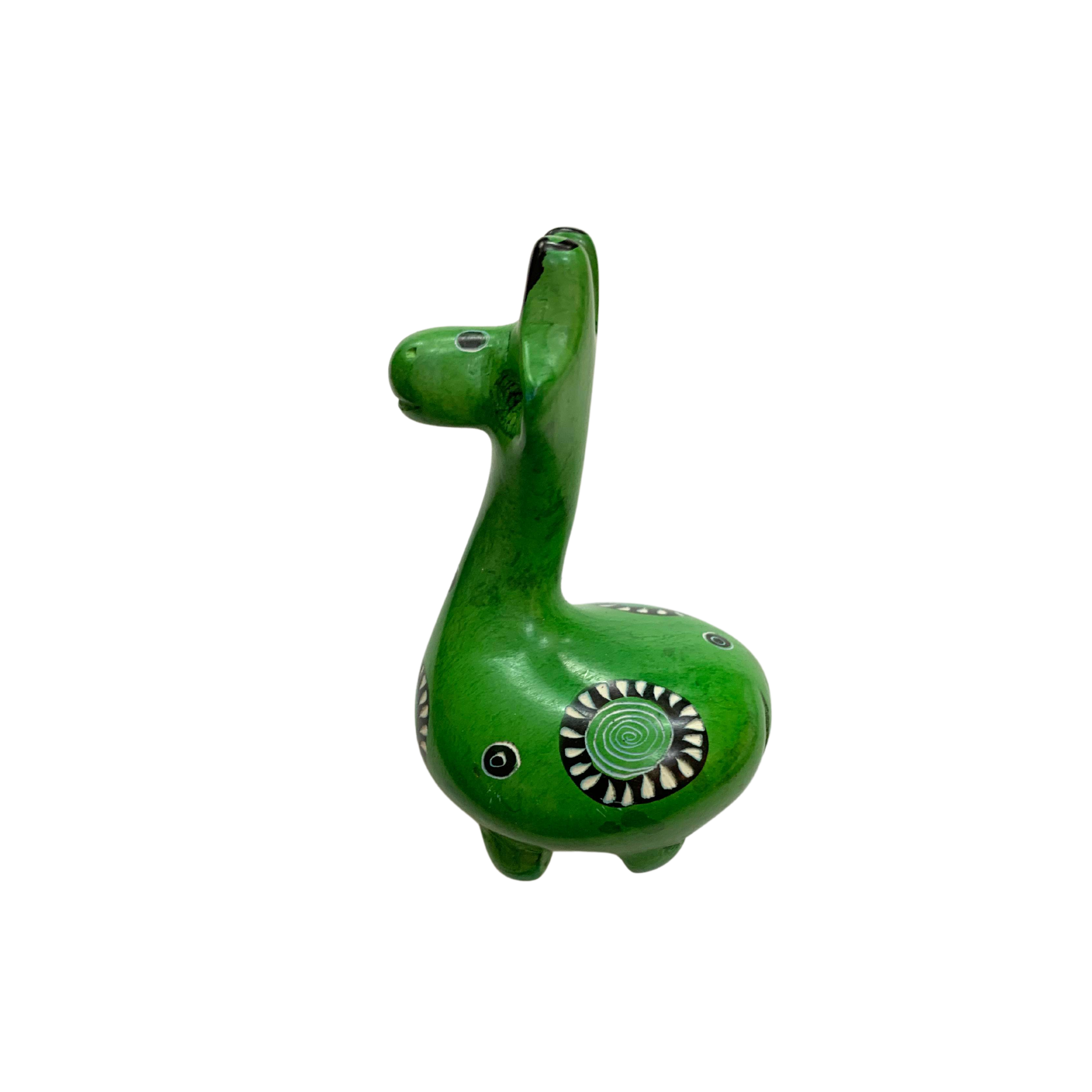 Colourful Soapstone Giraffe Sculpture (XL)