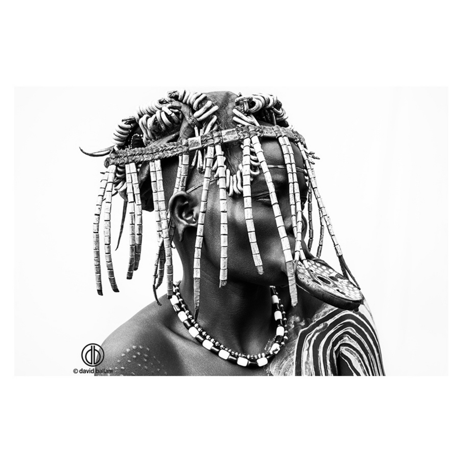 David Ballam Rolled Canvas Prints - Ethiopia's Omo Tribe (120cm x 80cm)