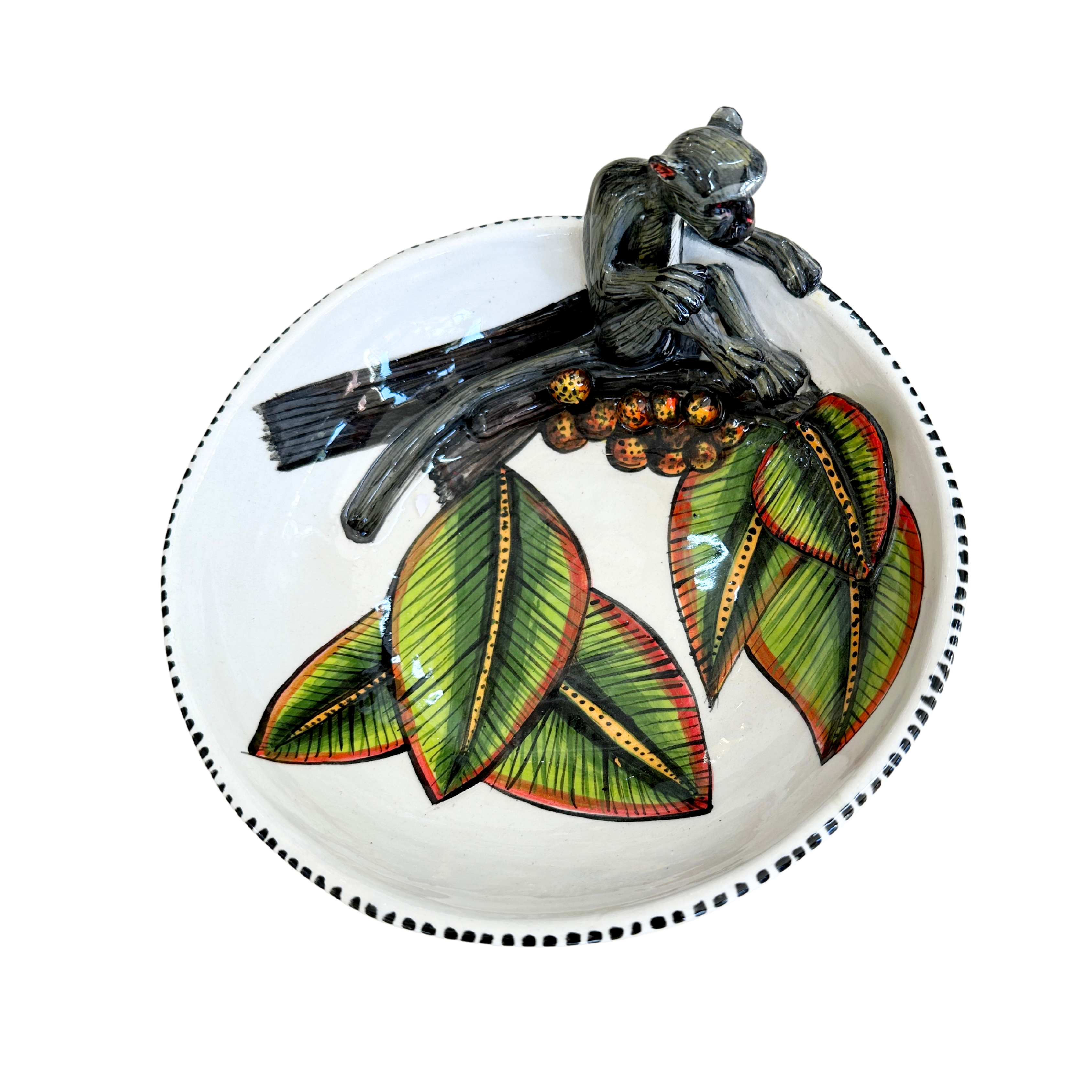 3D Animated Ceramic Monkey Bowl