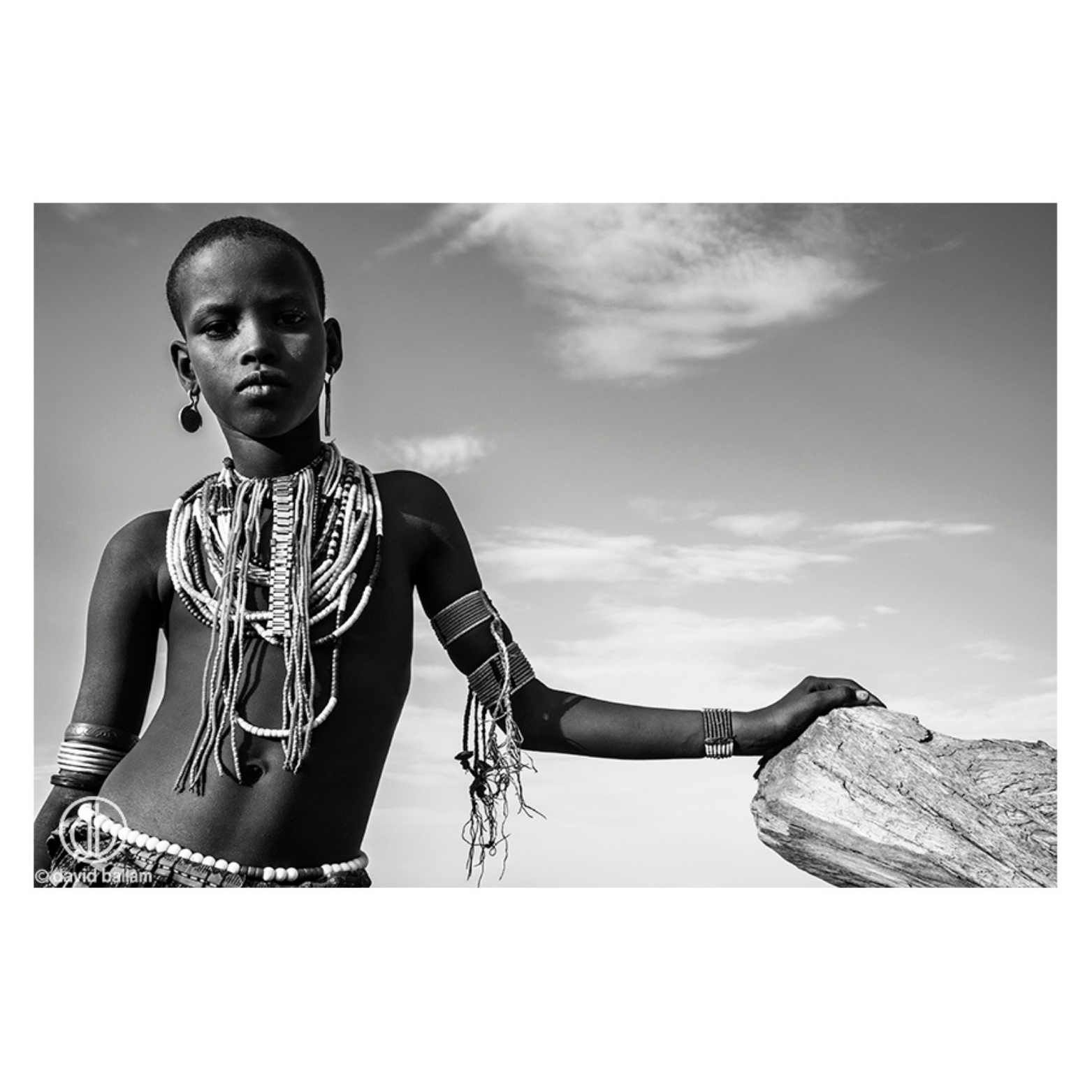 David Ballam Rolled Canvas Prints - Ethiopia's Omo Tribe (120cm x 80cm)