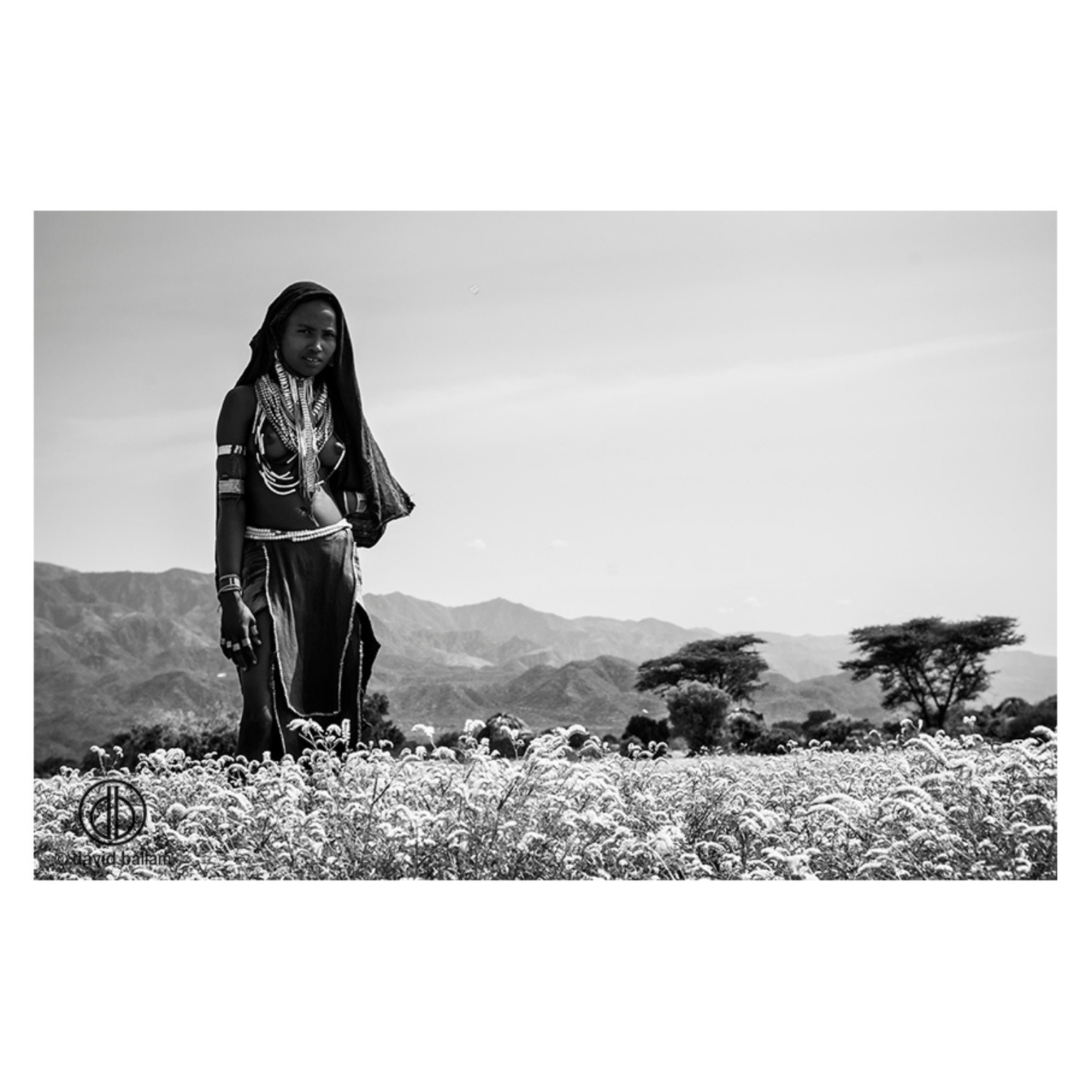 David Ballam Rolled Canvas Prints - Ethiopia's Omo Tribe (120cm x 80cm)