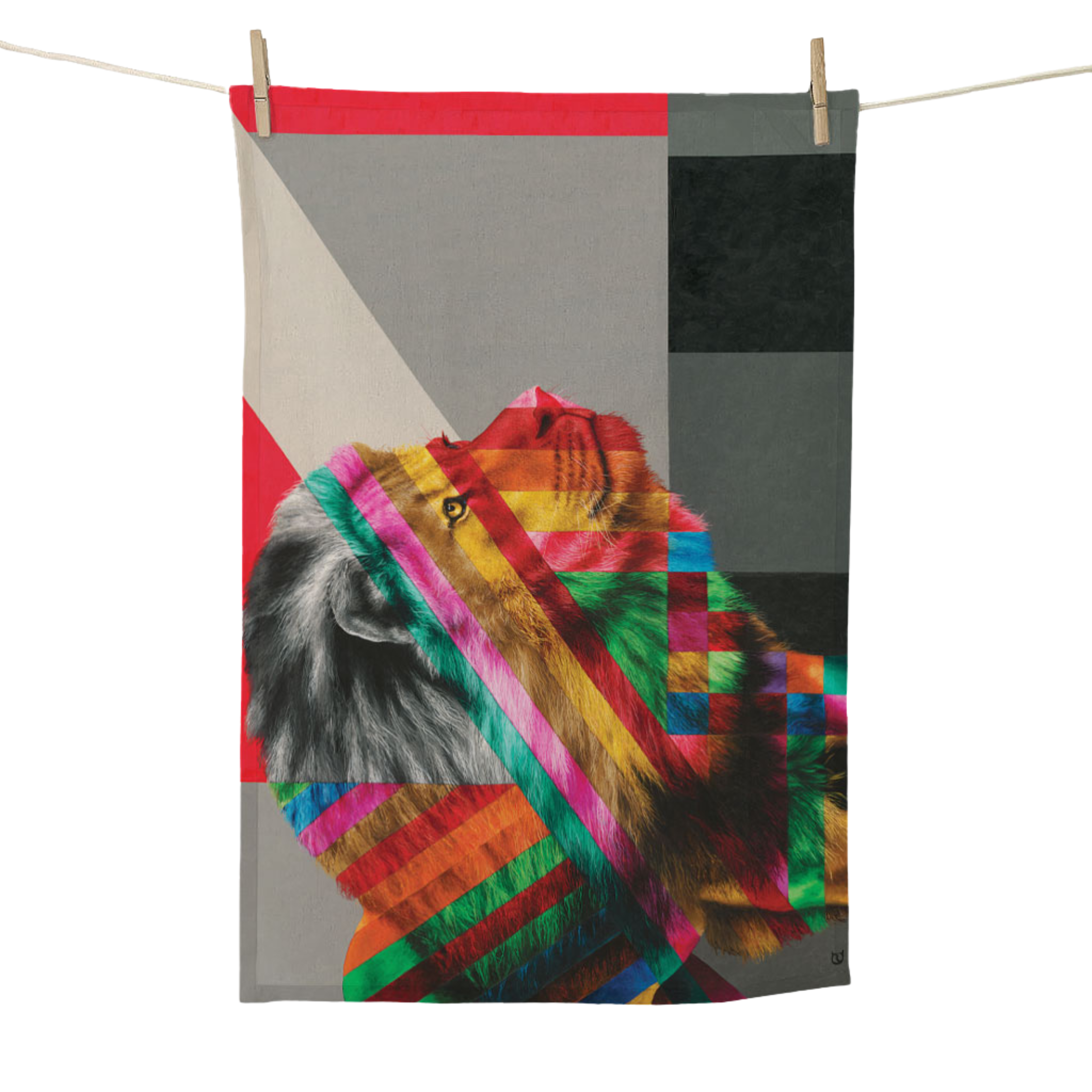 Wildly Colourful: The Colourful Animal Collection Cotton Tea Towels