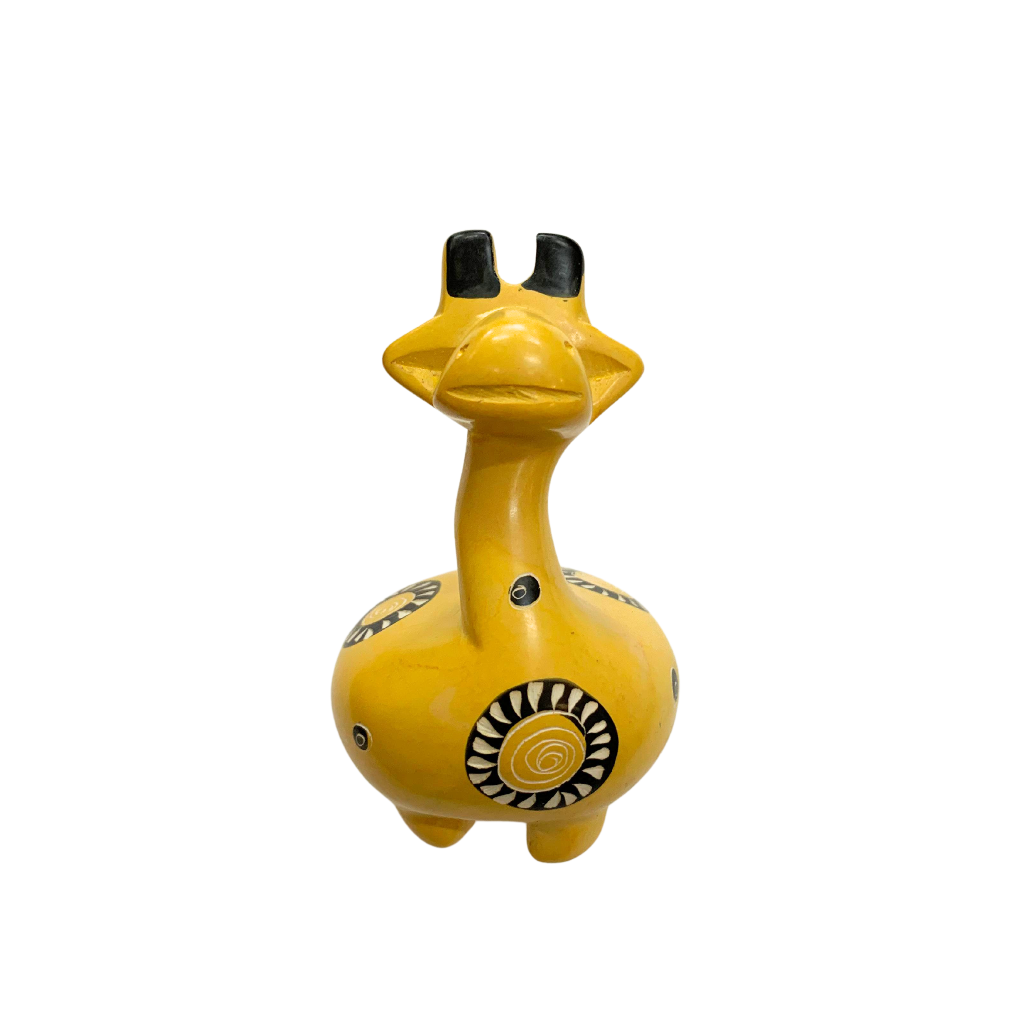 Colourful Soapstone Giraffe Sculpture (XL)