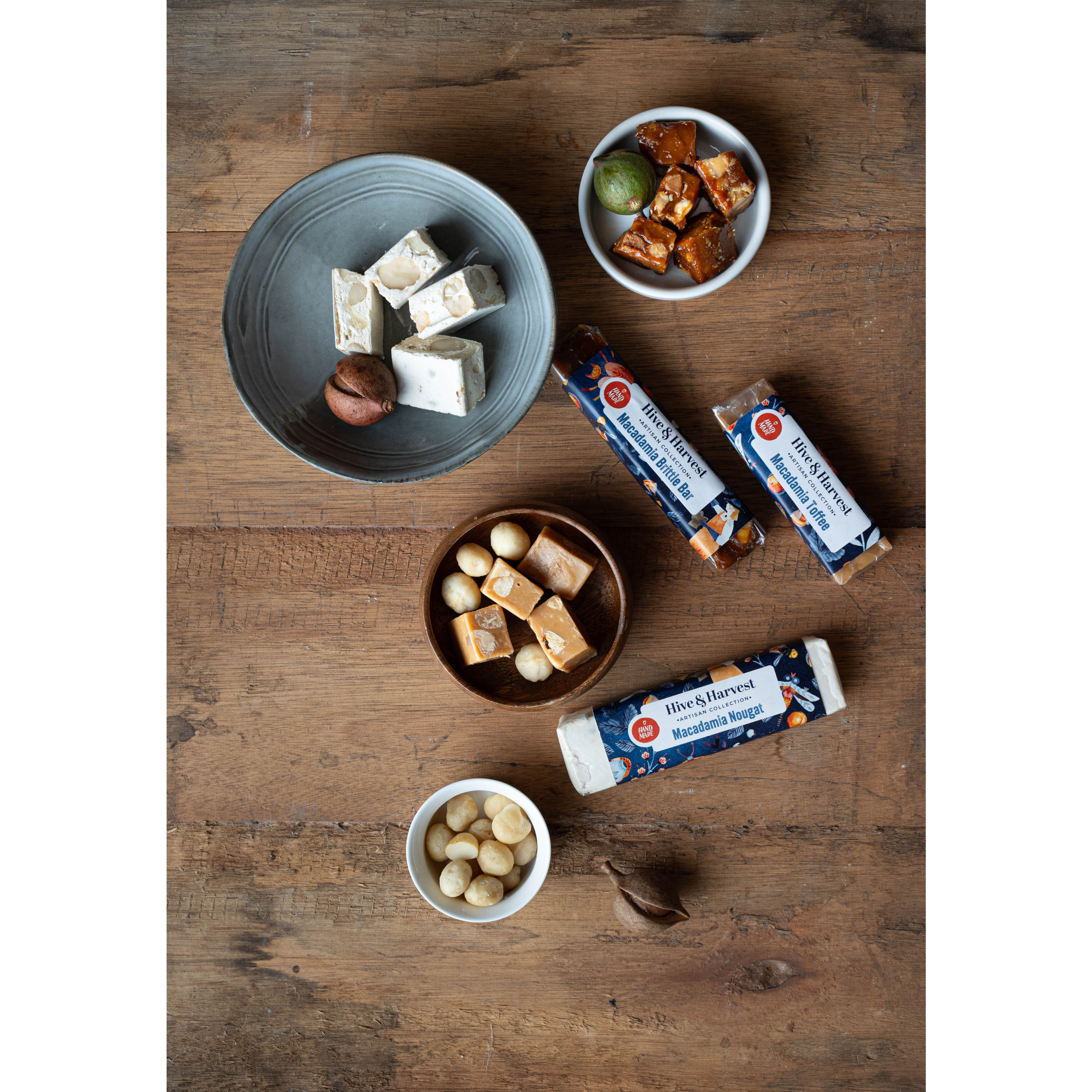Handed Crafted Macadamia Brittle Bar