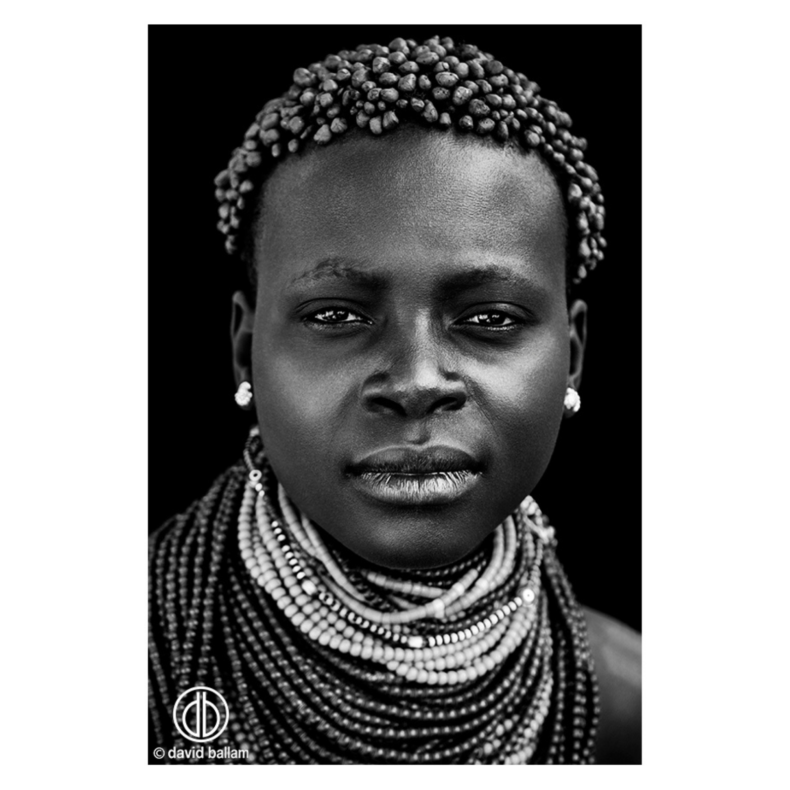 David Ballam Rolled Canvas Prints - Ethiopia's Omo Tribe (120cm x 80cm)