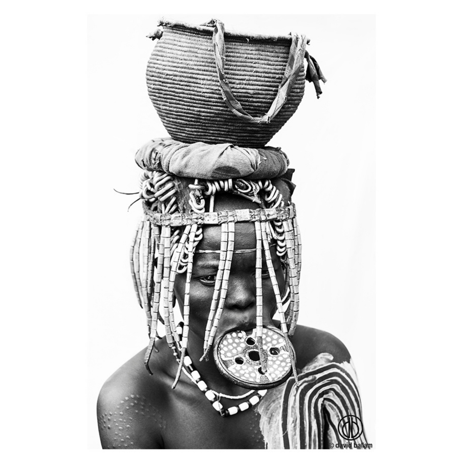 David Ballam Rolled Canvas Prints - Ethiopia's Omo Tribe (120cm x 80cm)