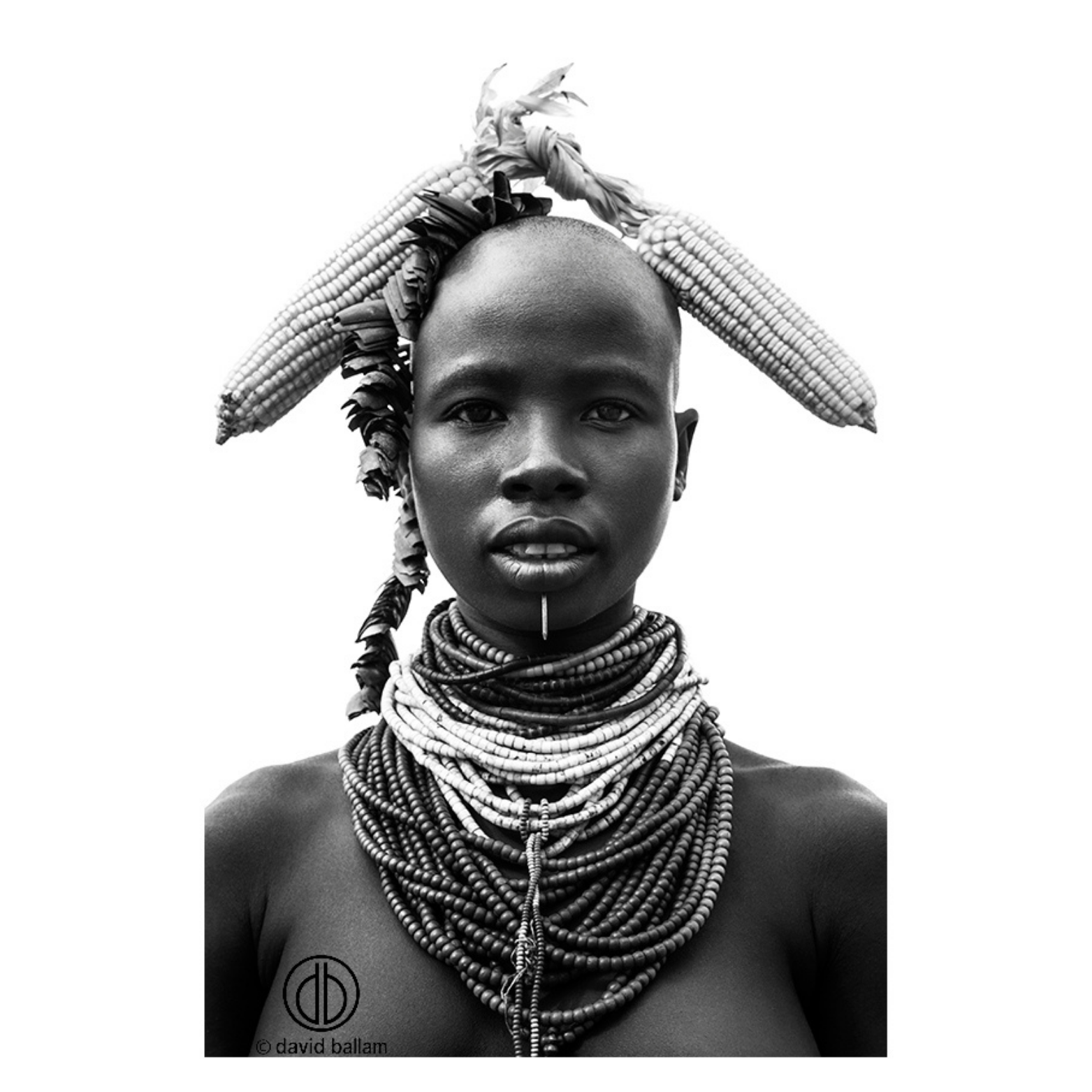 David Ballam Rolled Canvas Prints - Ethiopia's Omo Tribe (120cm x 80cm)