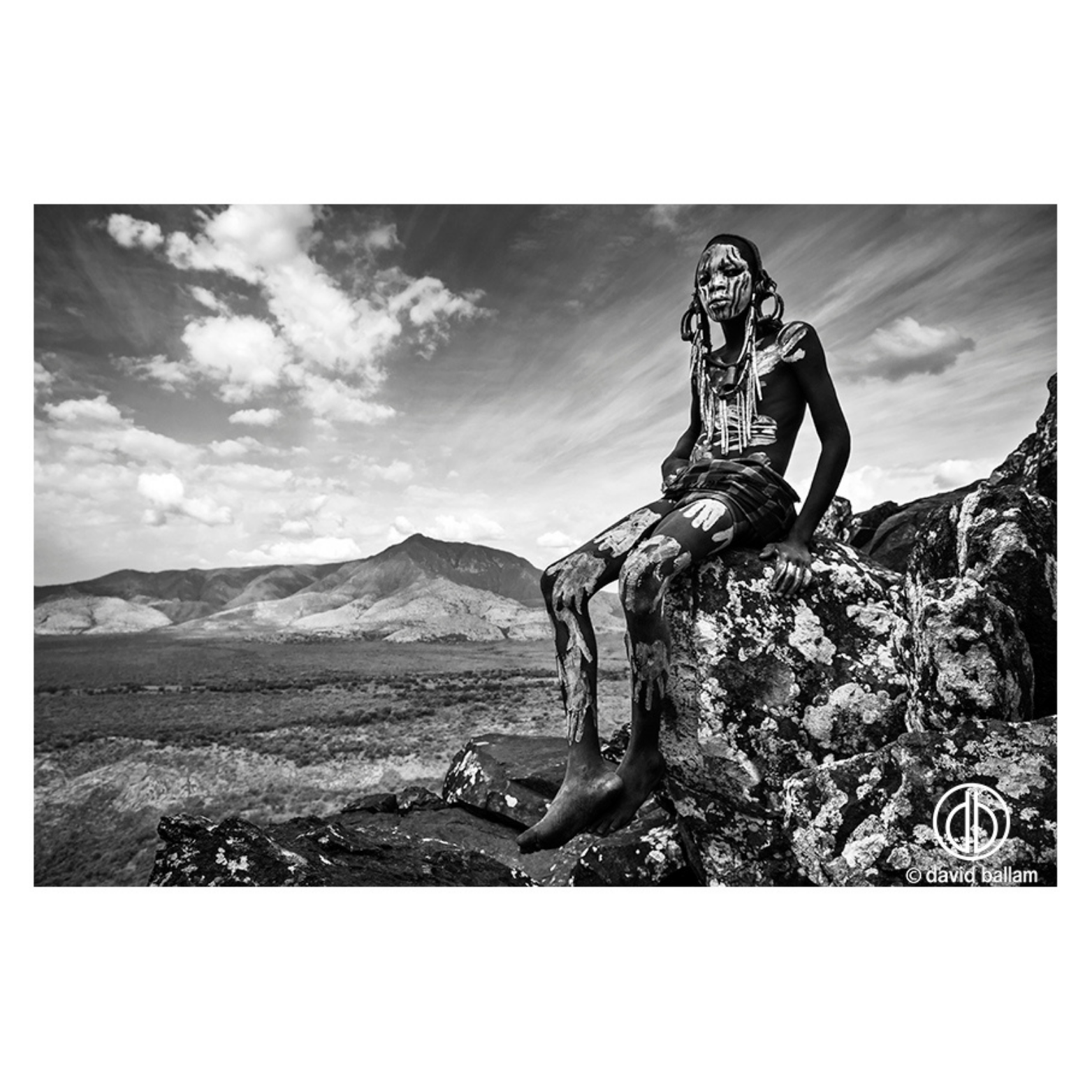 David Ballam Rolled Canvas Prints - Ethiopia's Omo Tribe (120cm x 80cm)