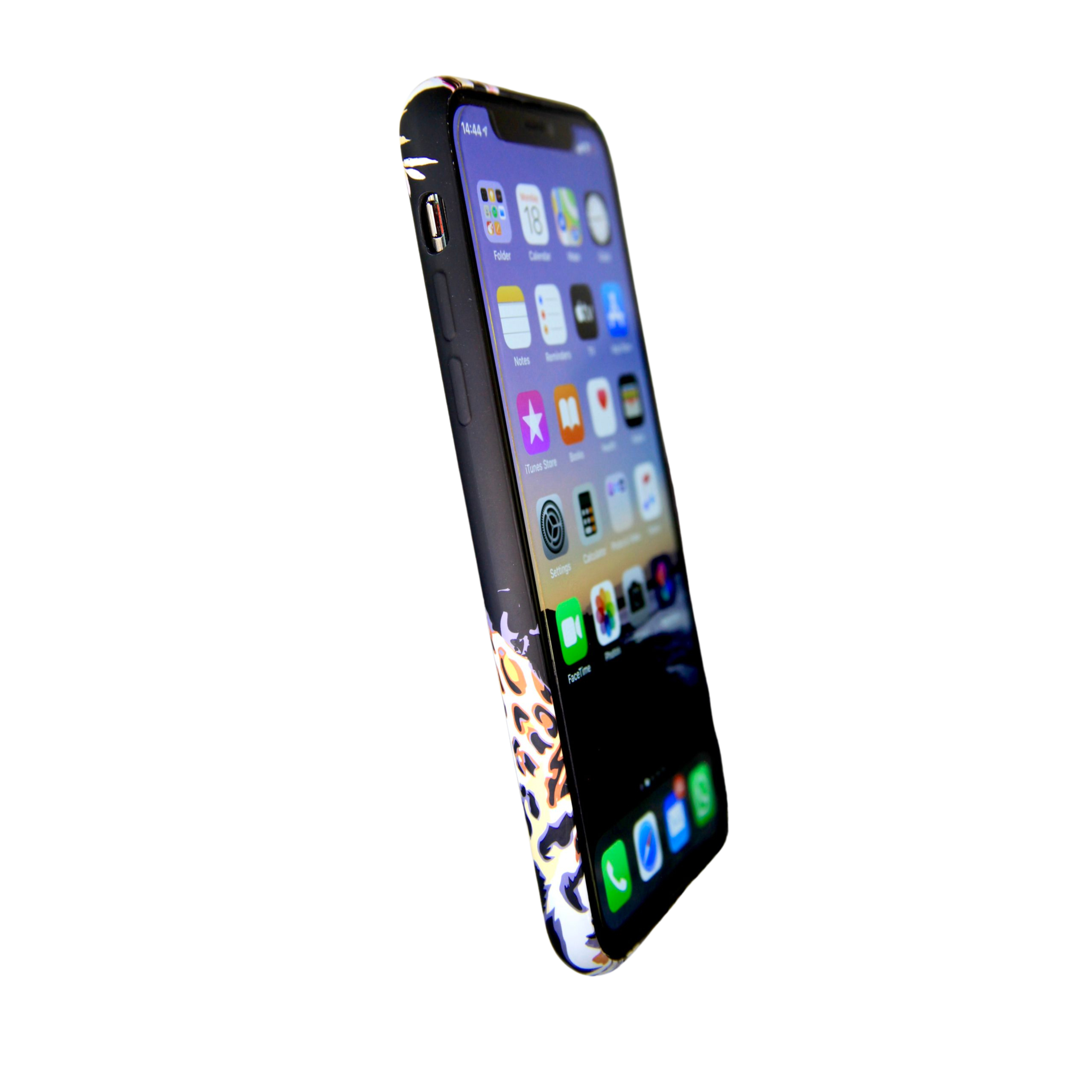 Glow In The Dark Spring Leopard Silicone Cellphone Cover