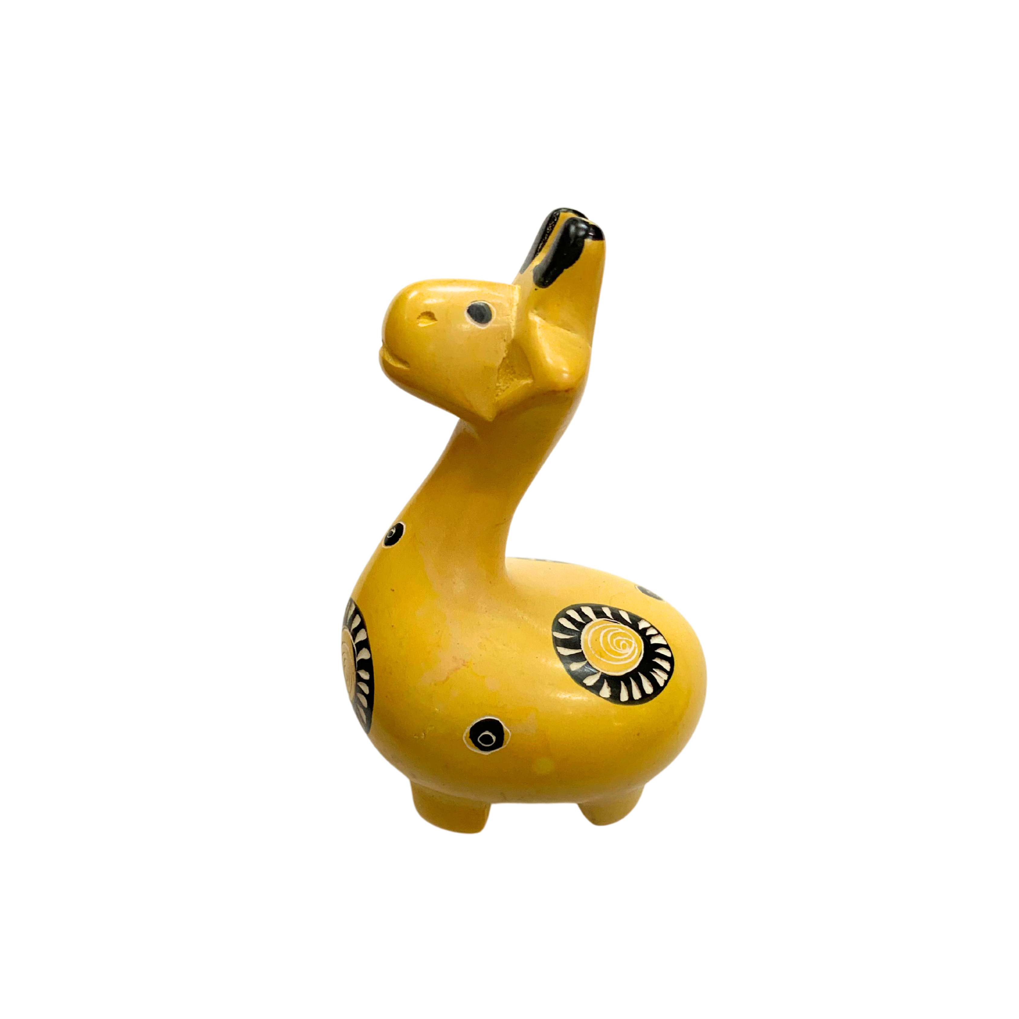 Colourful Soapstone Giraffe Sculpture (XL)