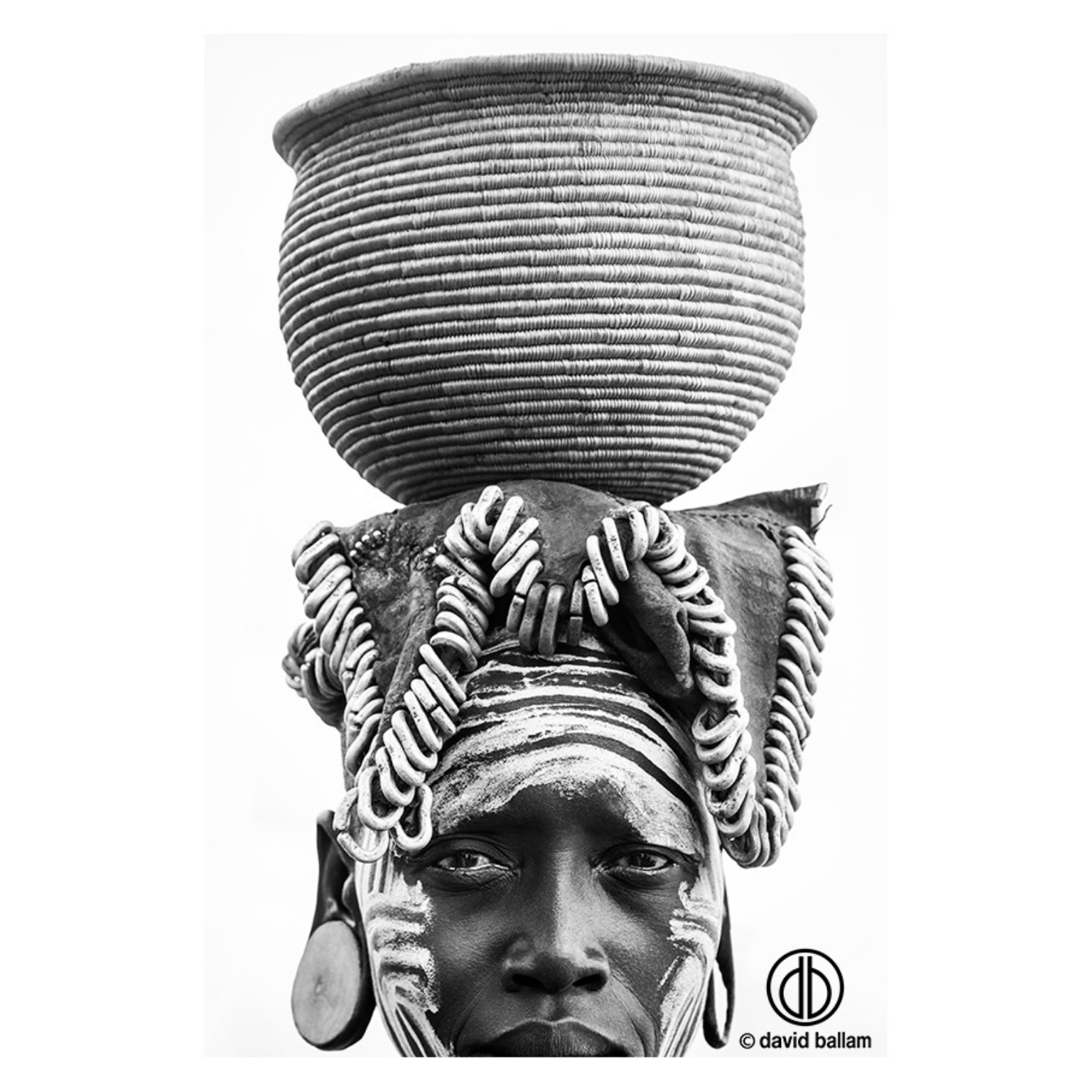 David Ballam Rolled Canvas Prints - Ethiopia's Omo Tribe (120cm x 80cm)