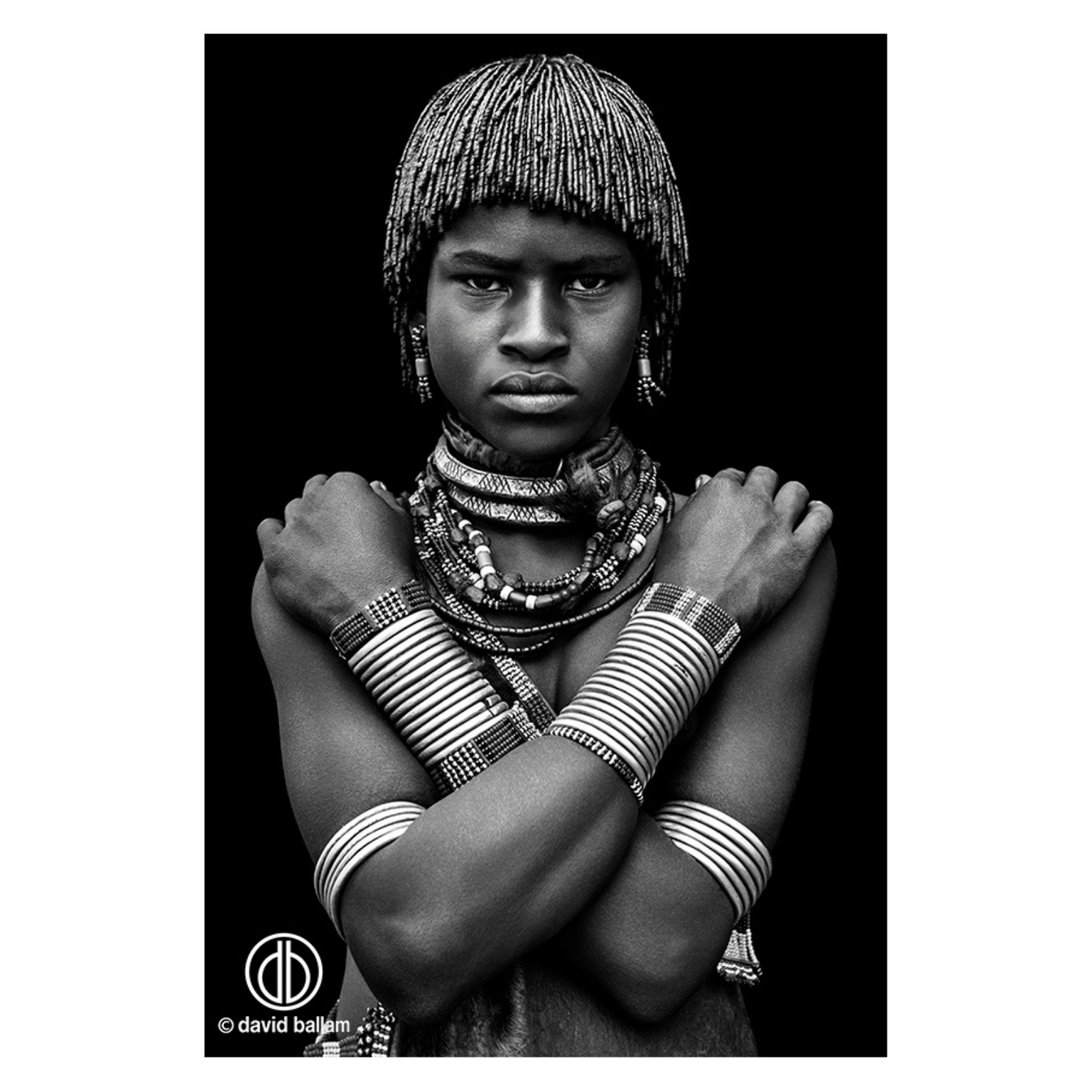 David Ballam Rolled Canvas Prints - Ethiopia's Omo Tribe (120cm x 80cm)
