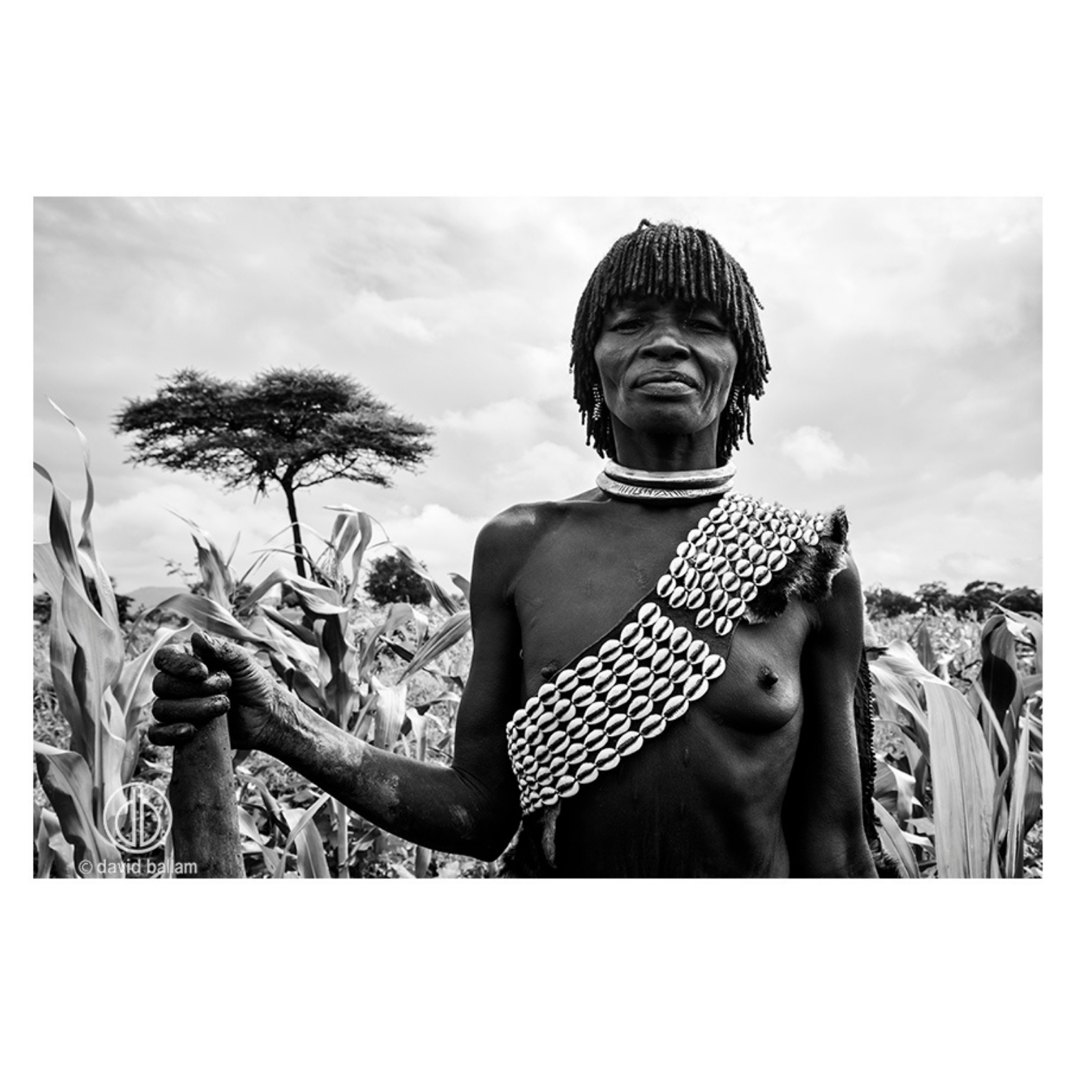 David Ballam Rolled Canvas Prints - Ethiopia's Omo Tribe (120cm x 80cm)