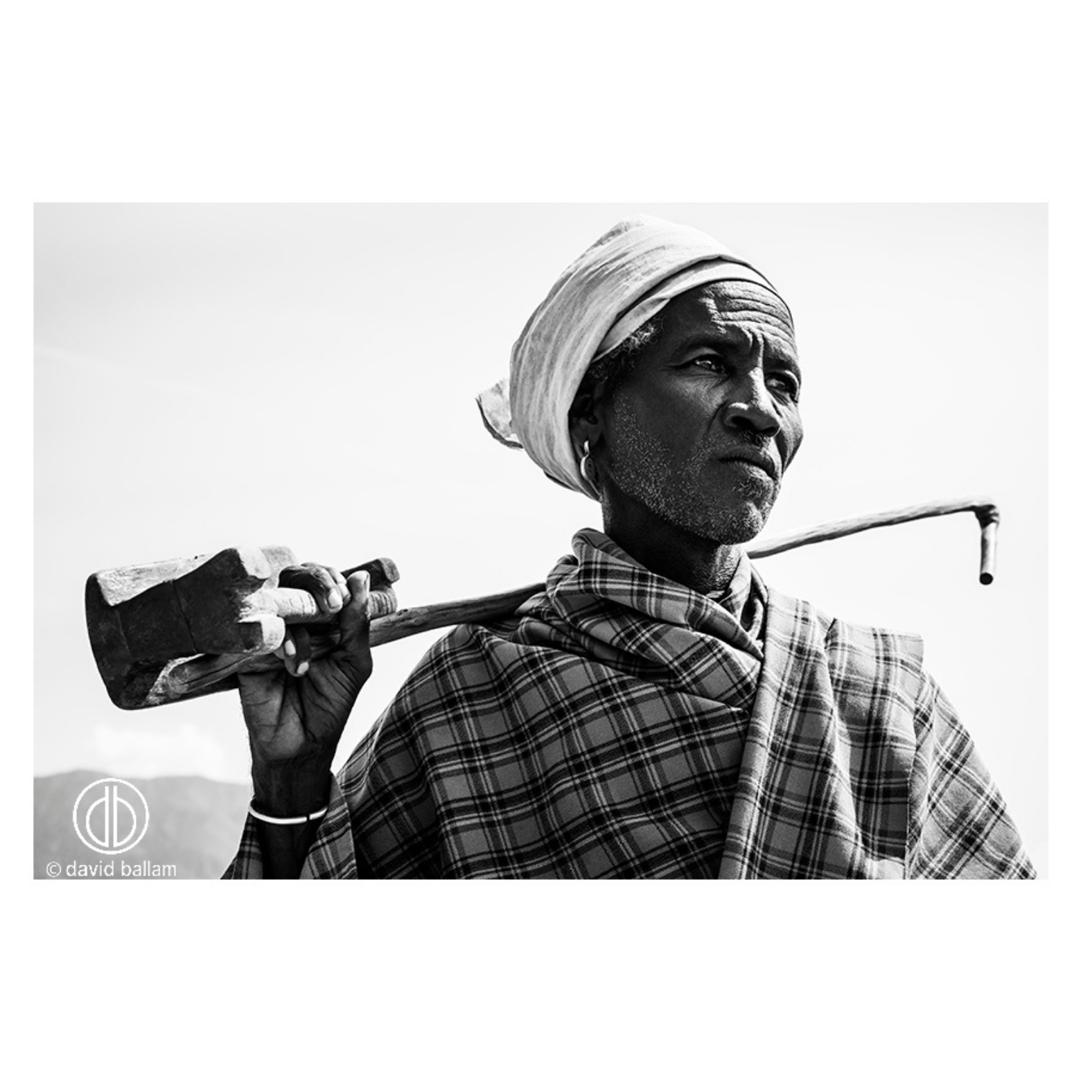 David Ballam Rolled Canvas Prints - Ethiopia's Omo Tribe (120cm x 80cm)