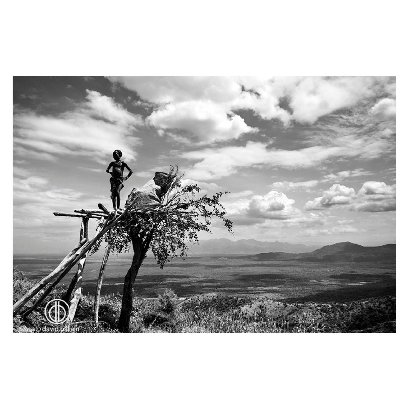 David Ballam Rolled Canvas Prints - Ethiopia's Omo Tribe (120cm x 80cm)