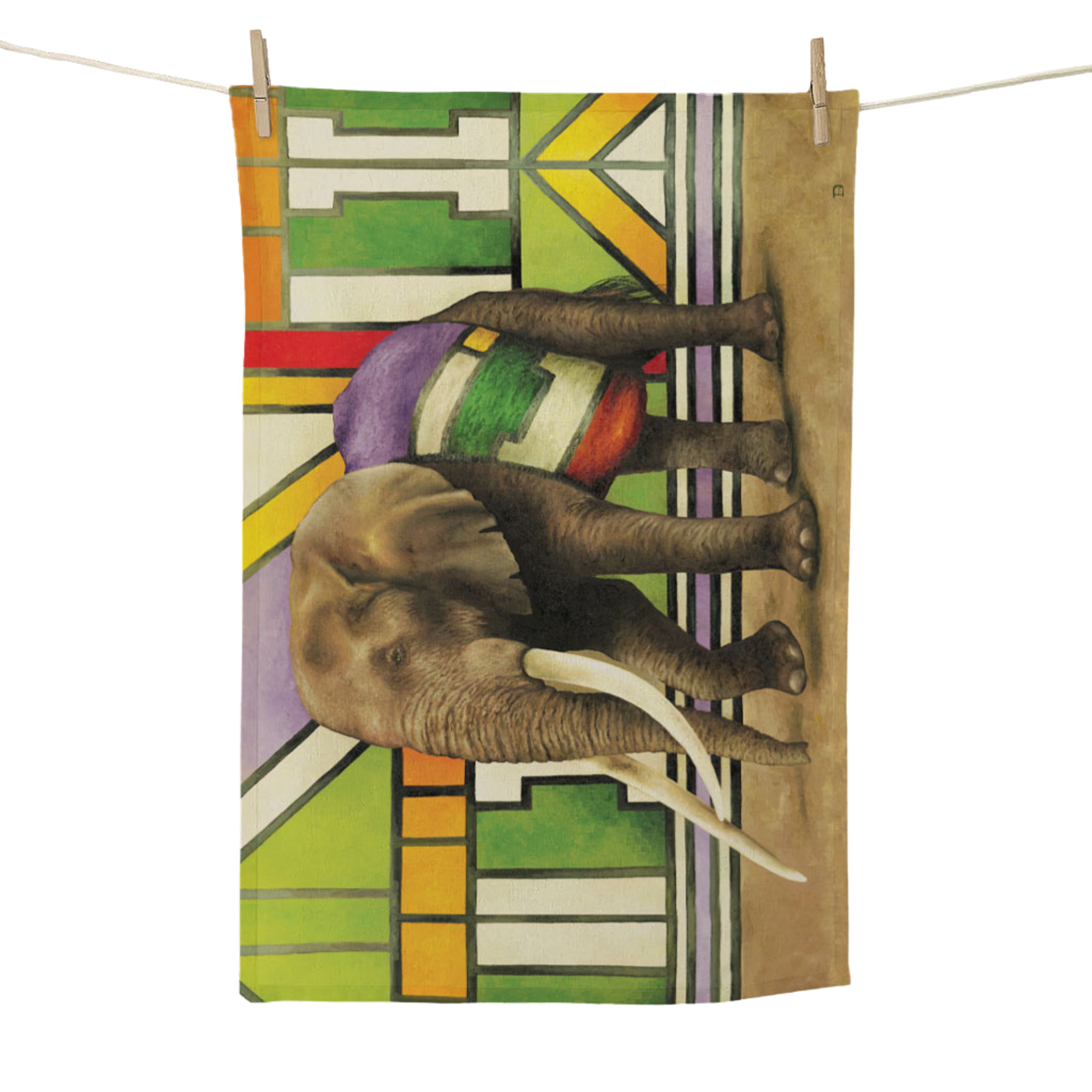 Ndebele Wildlife Cotton Tea Towels