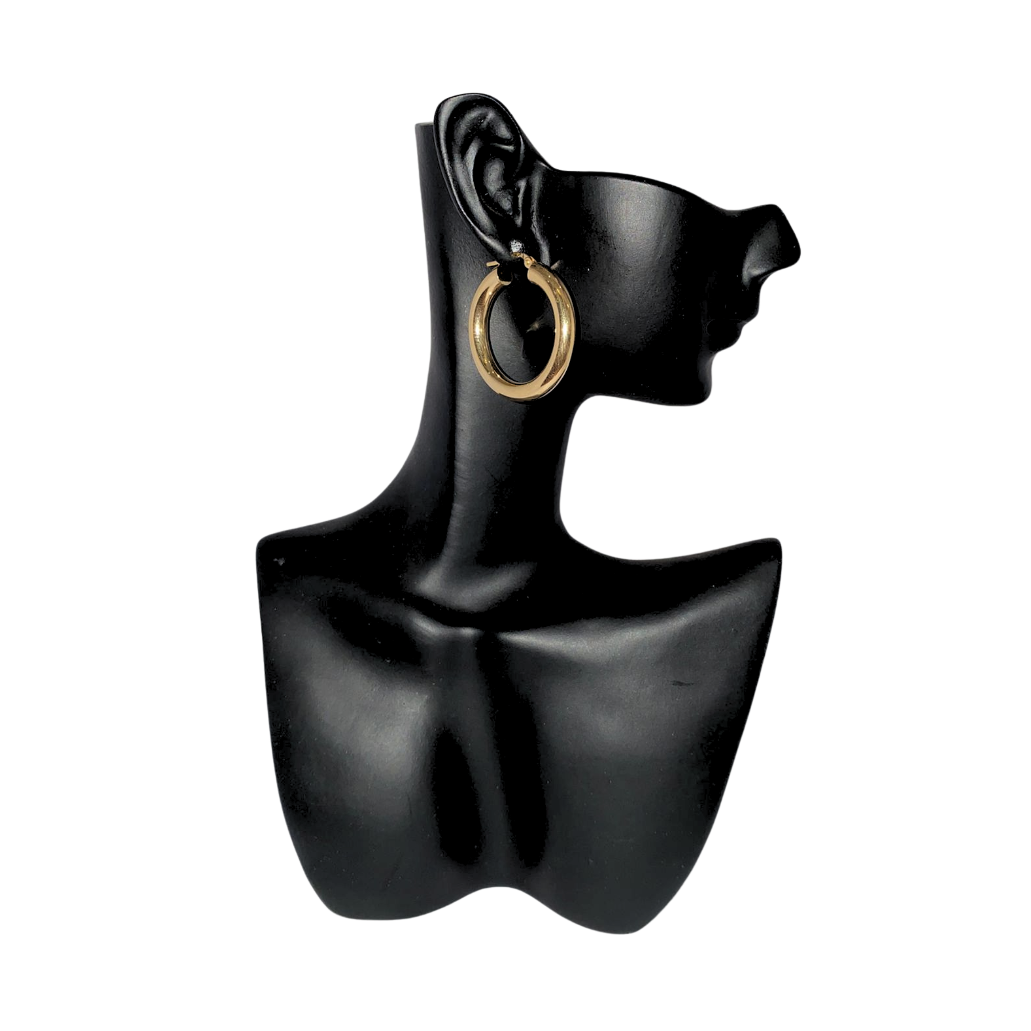 9 Carat Yellow Gold Hoop Earrings (20mm)