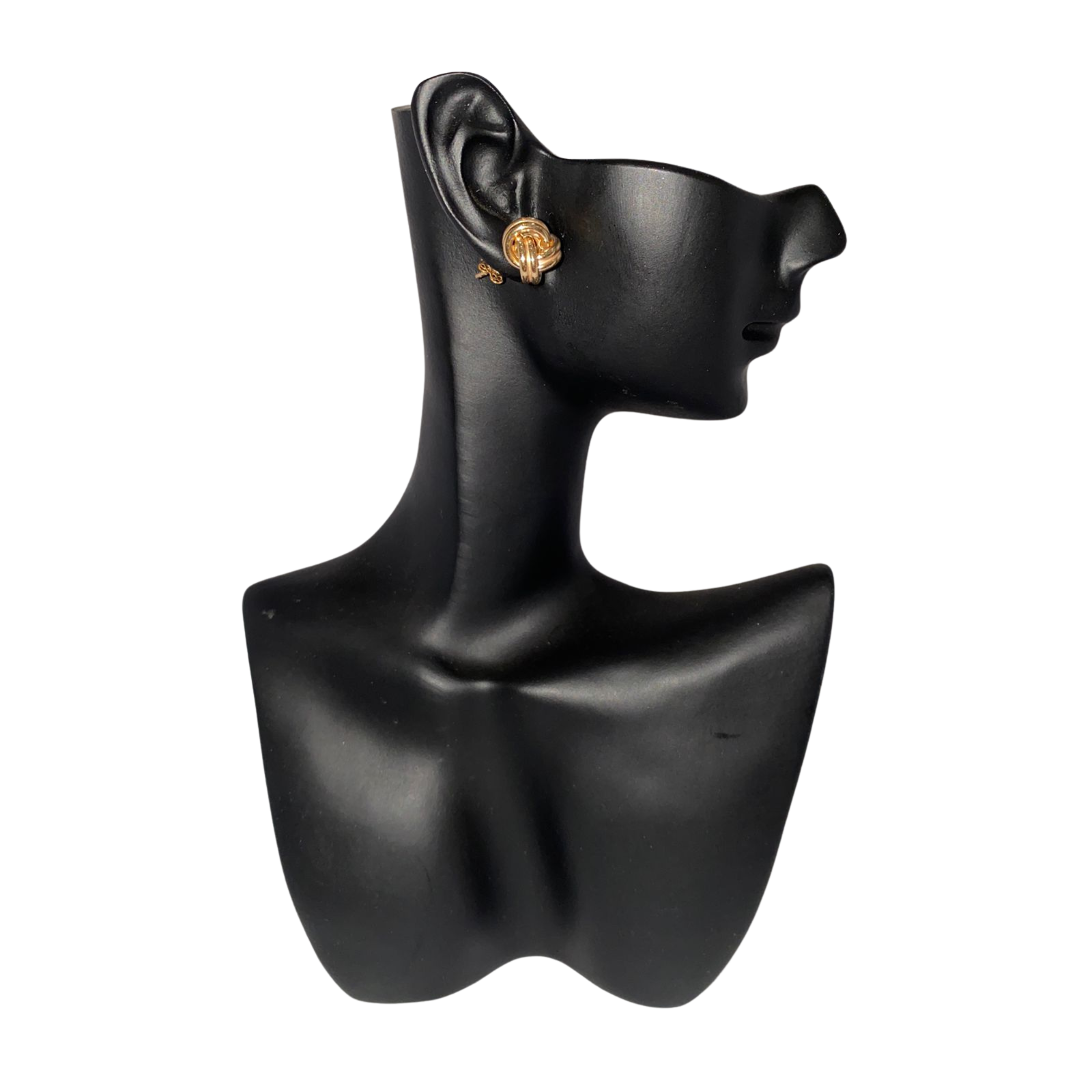 9 Carat Yellow Gold Knotted Earrings (10mm)