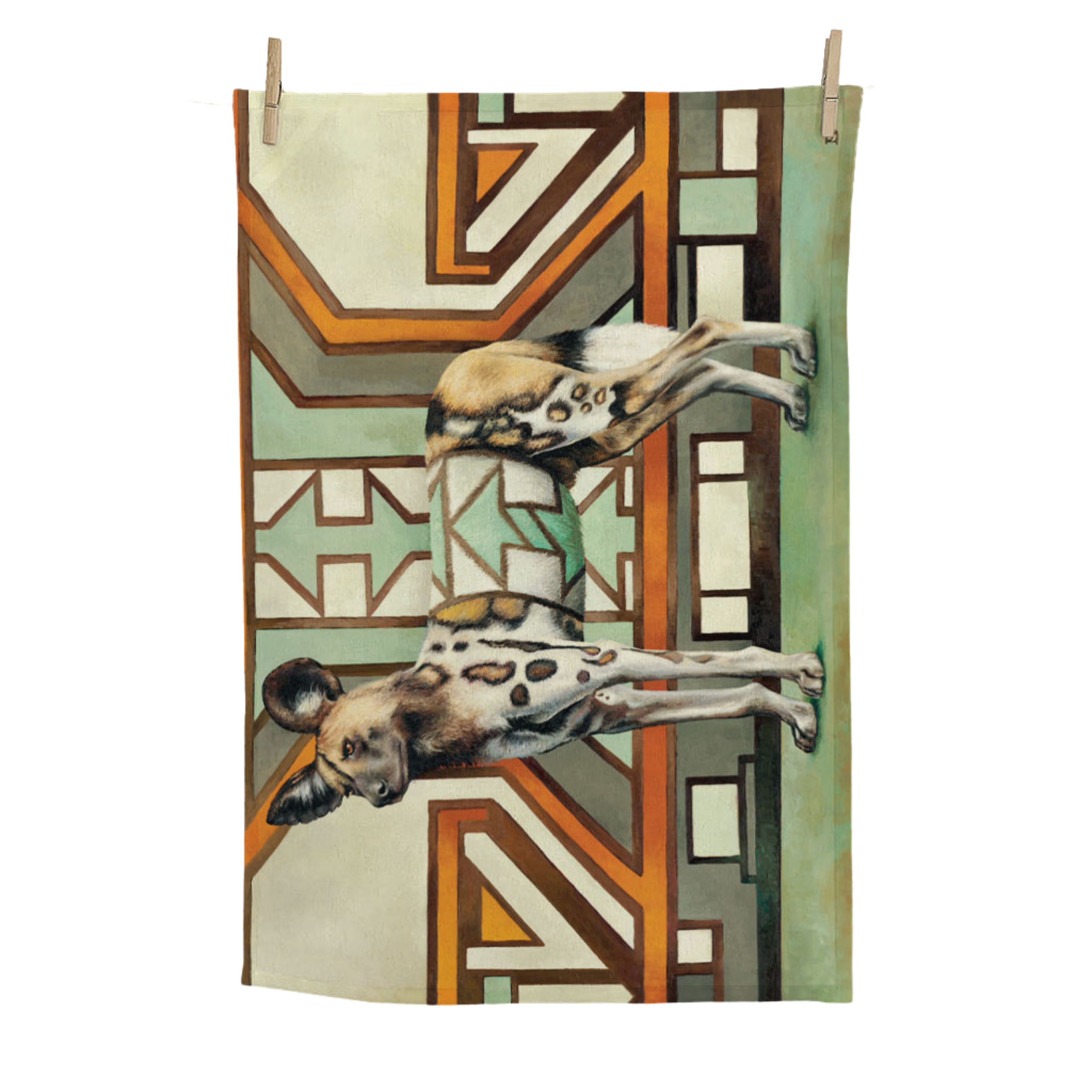 Ndebele Wildlife Cotton Tea Towels