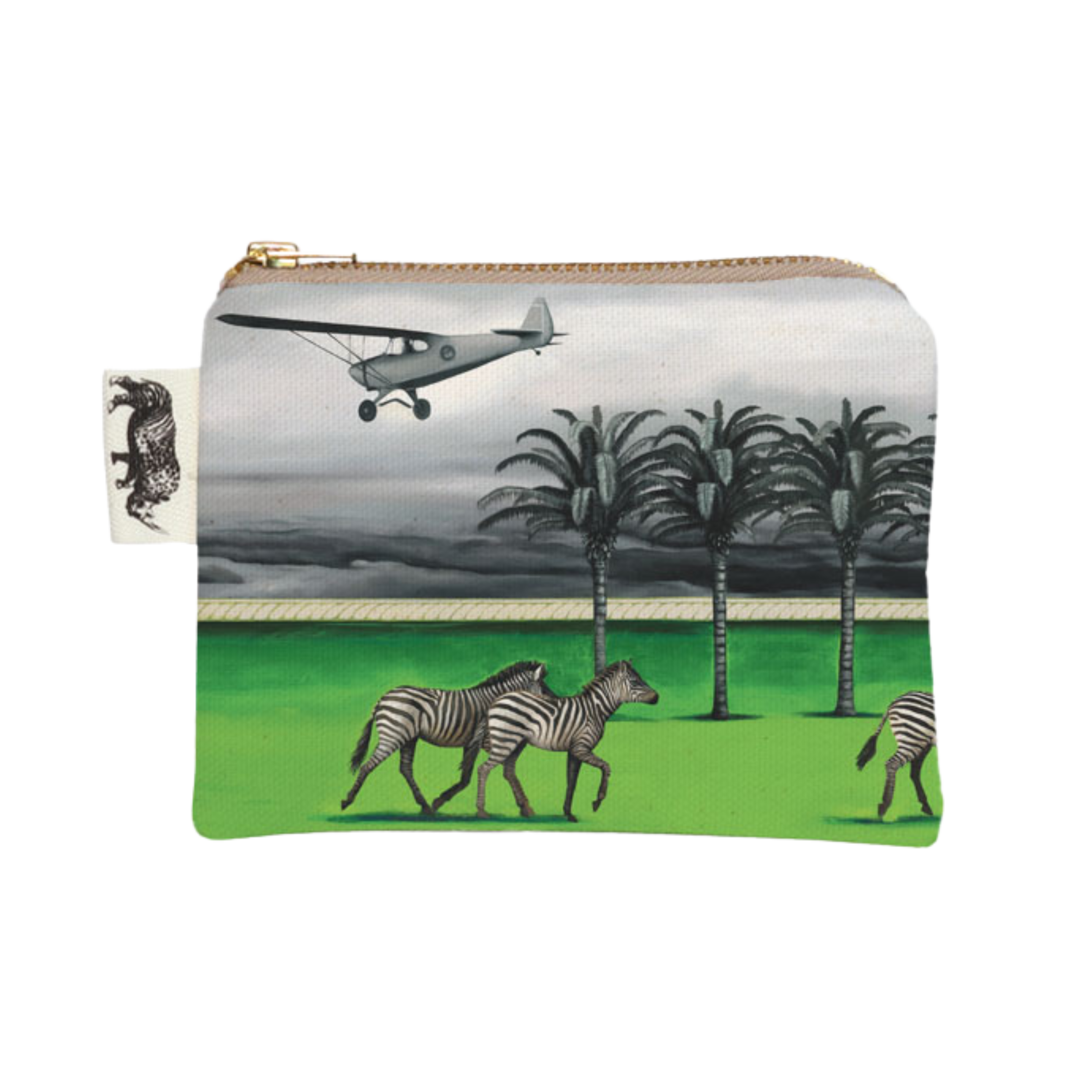 Colonial Zebra Coin Purse