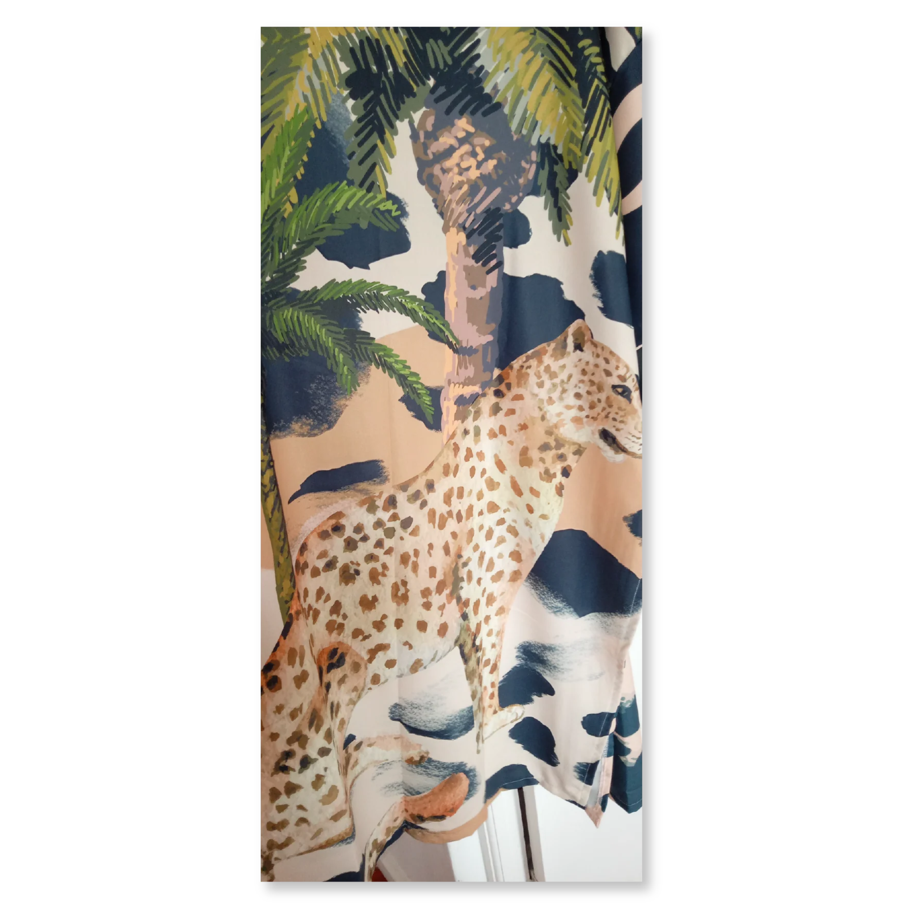 African Inspired Kimono - Desert Leopard