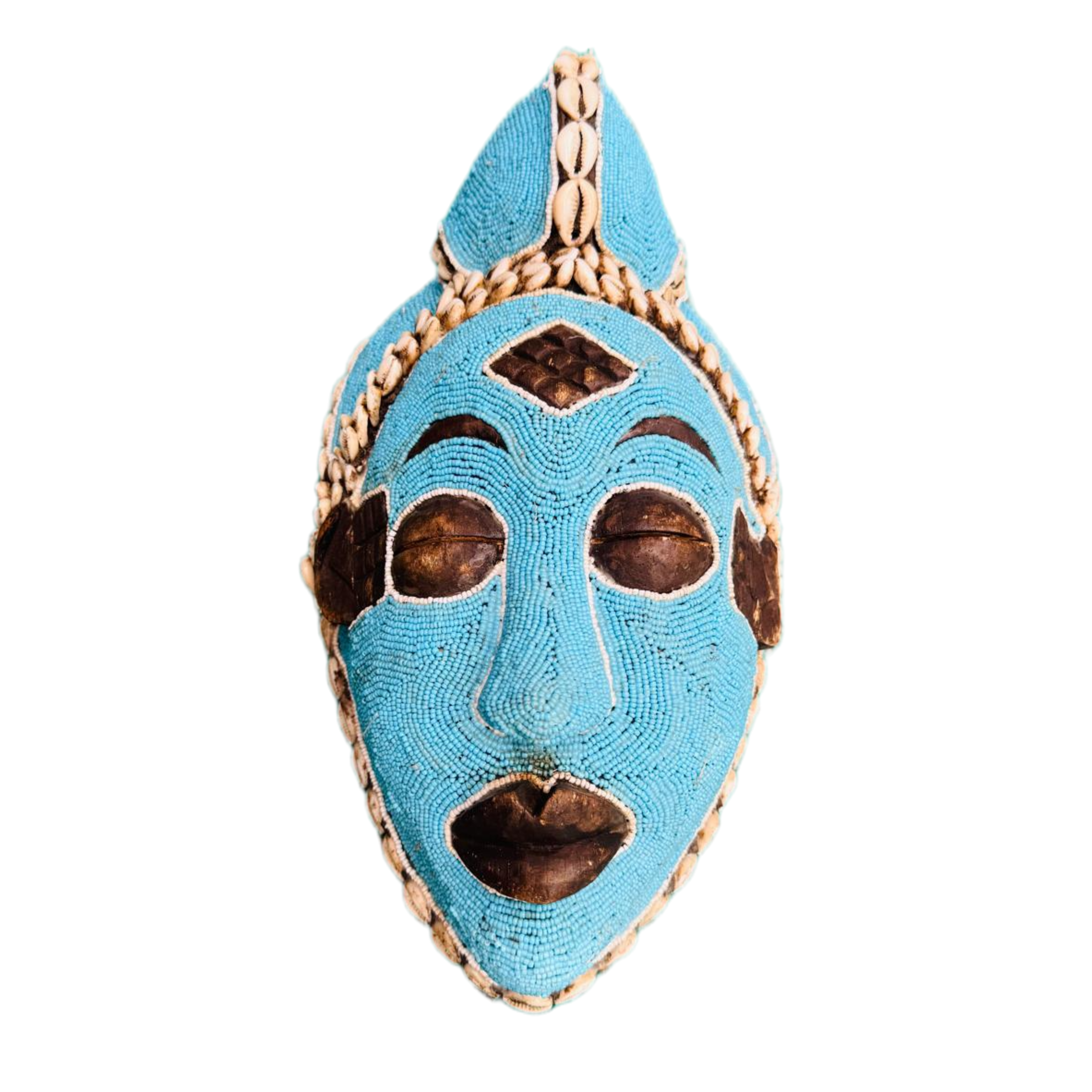 Light Blue Punu Lumbo Mask