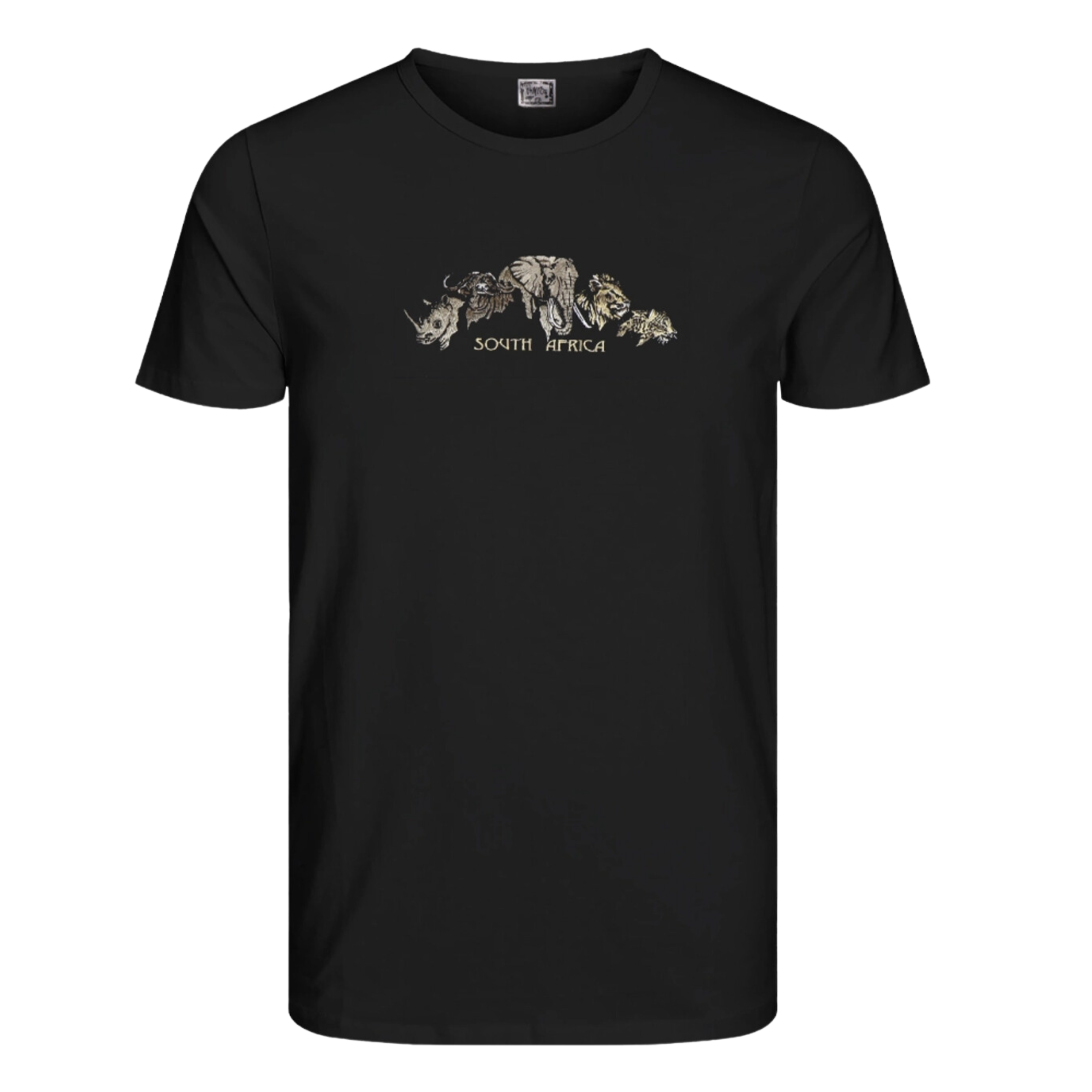 Big Five: Black Embroidered Adult Shirt