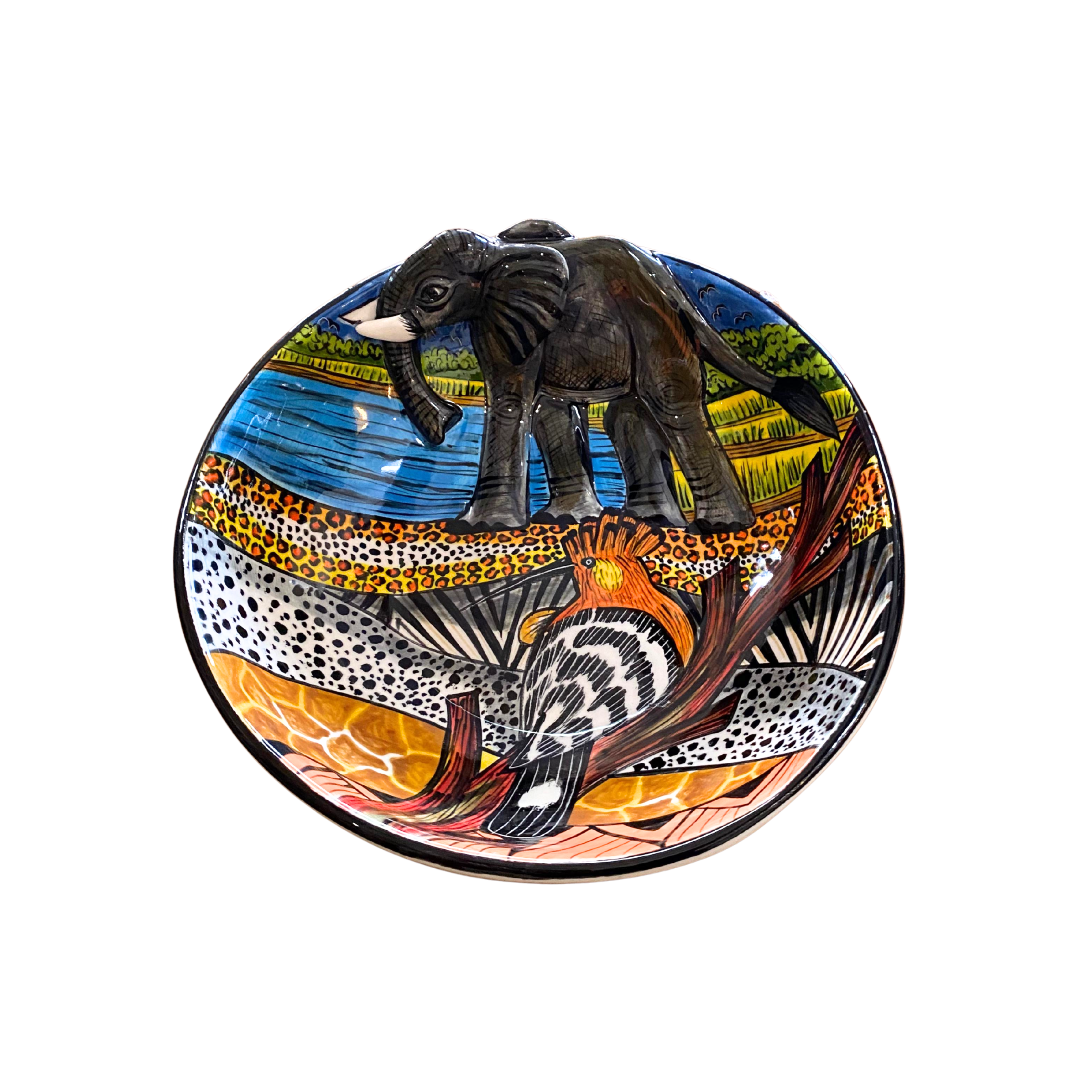 3D Animated Ceramic Elephant Bowl