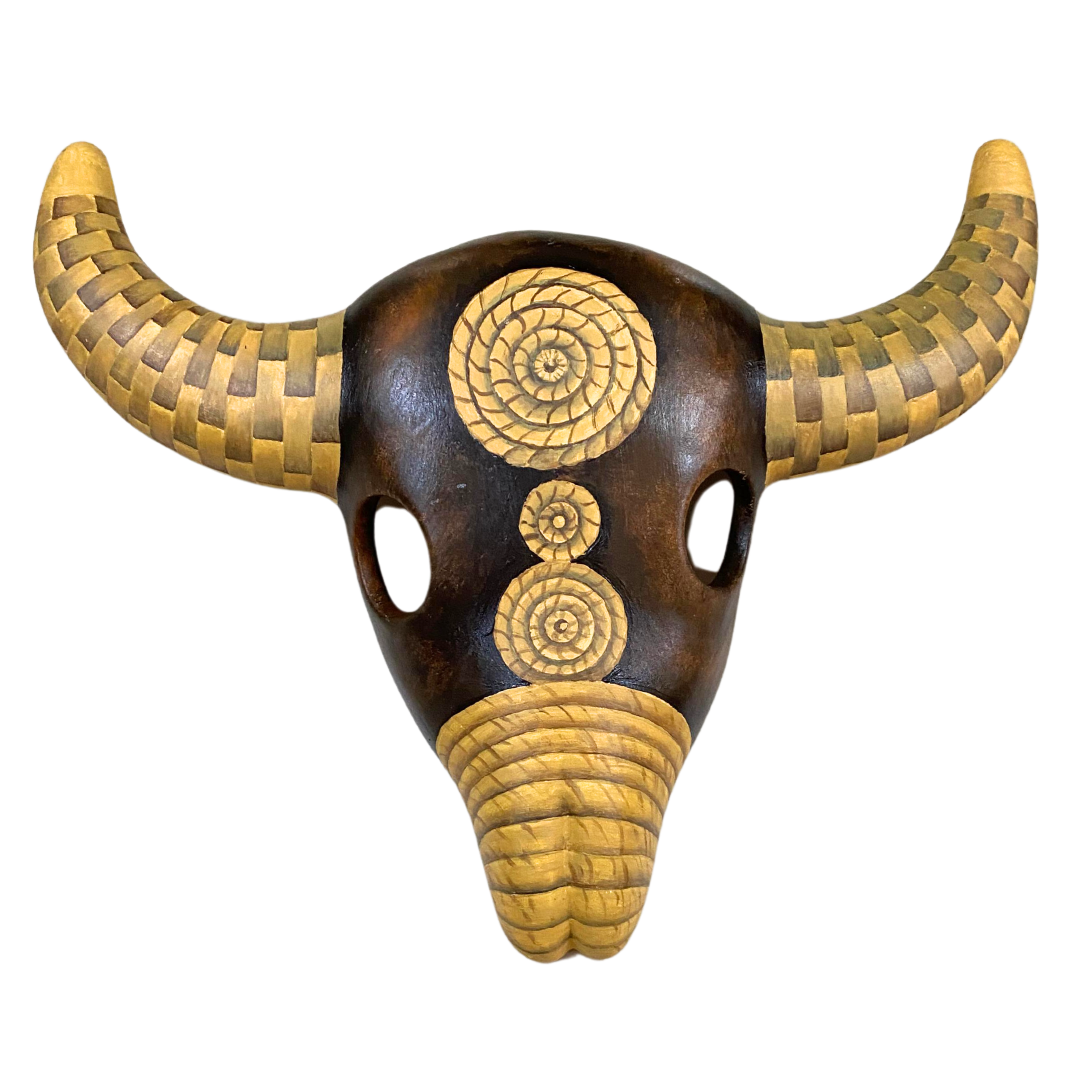 Colourful Painted Ceramic Skulls (Western)