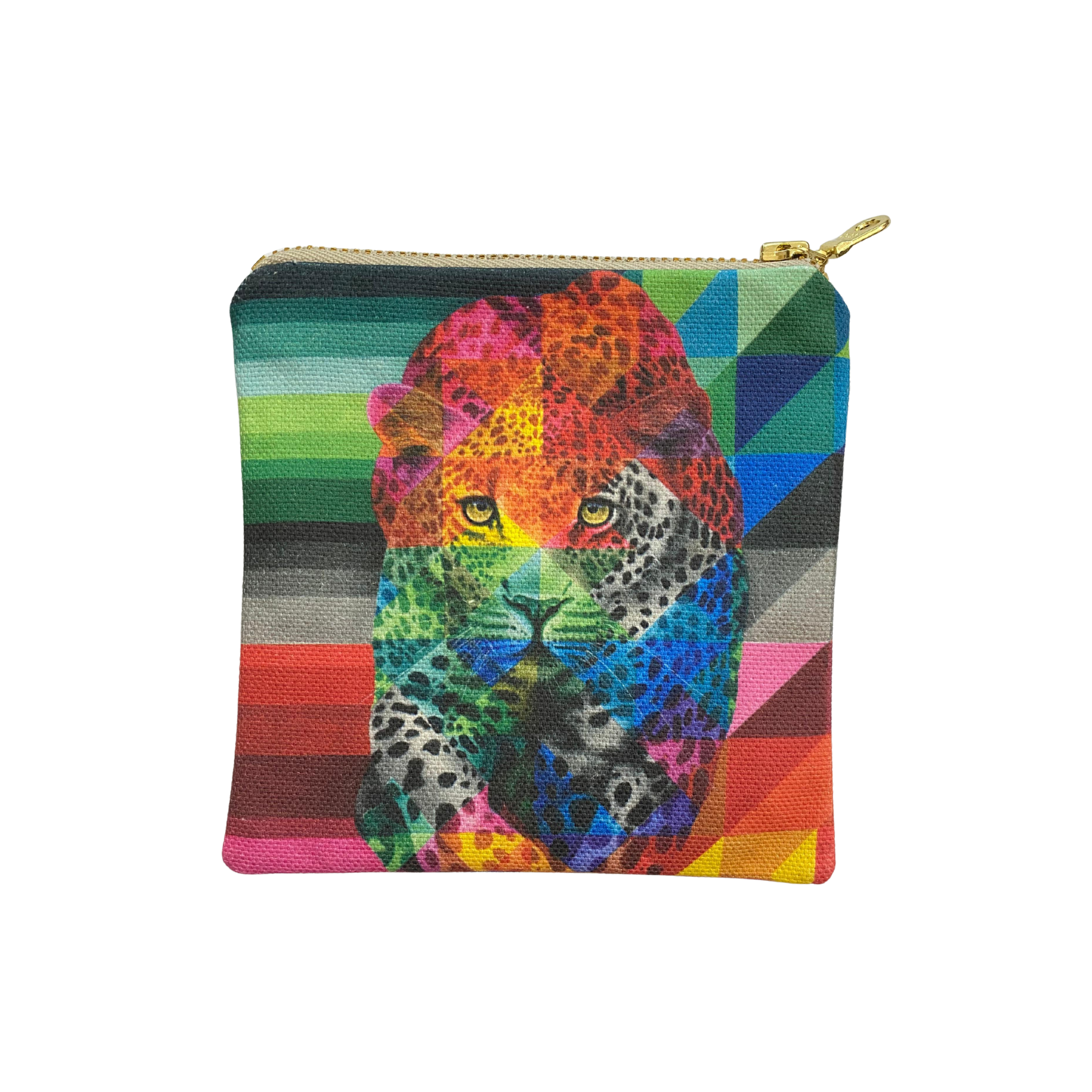 Colourful Leopard Print Coin Purse