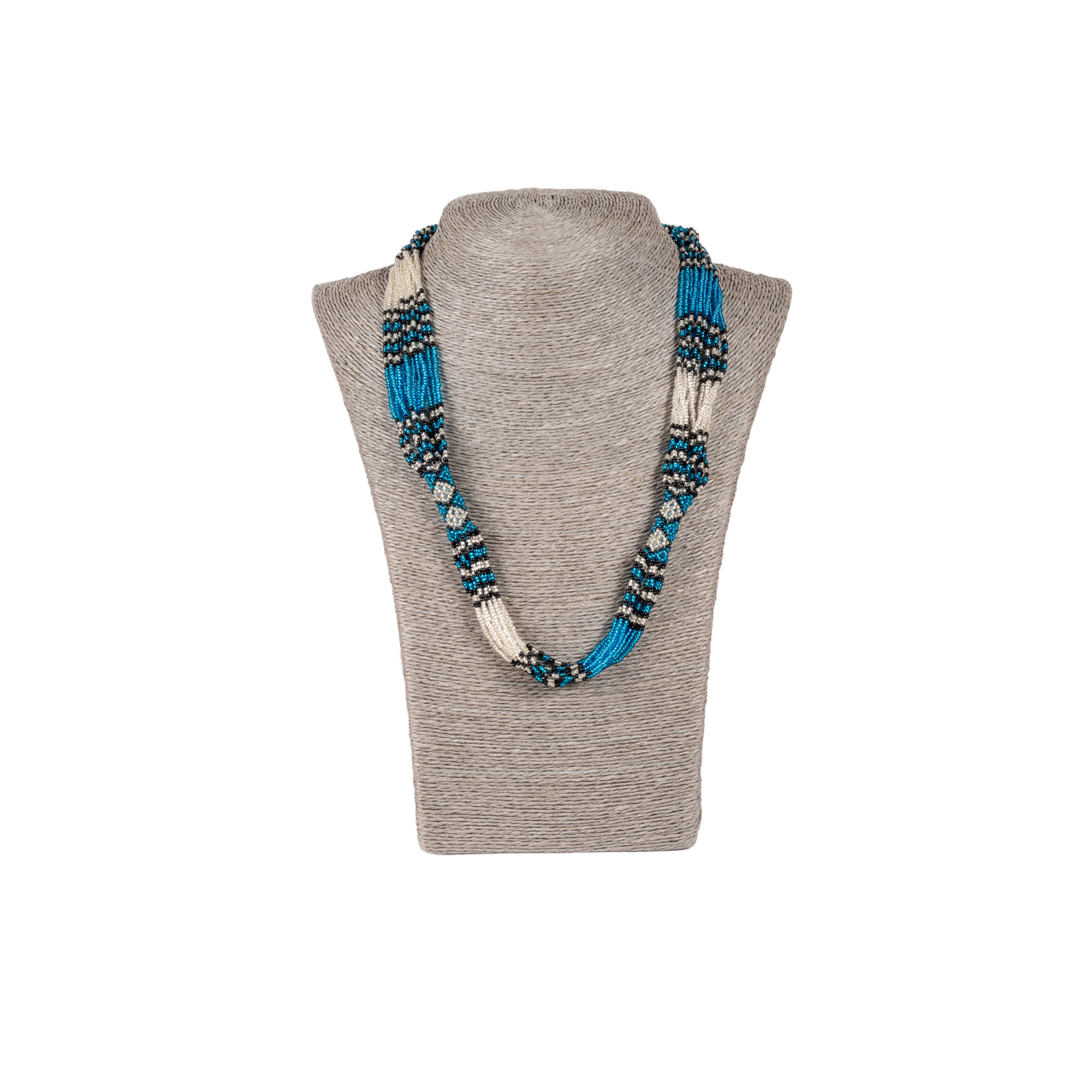 Traditional Zulu Hand Beaded Necklace (Colourful)