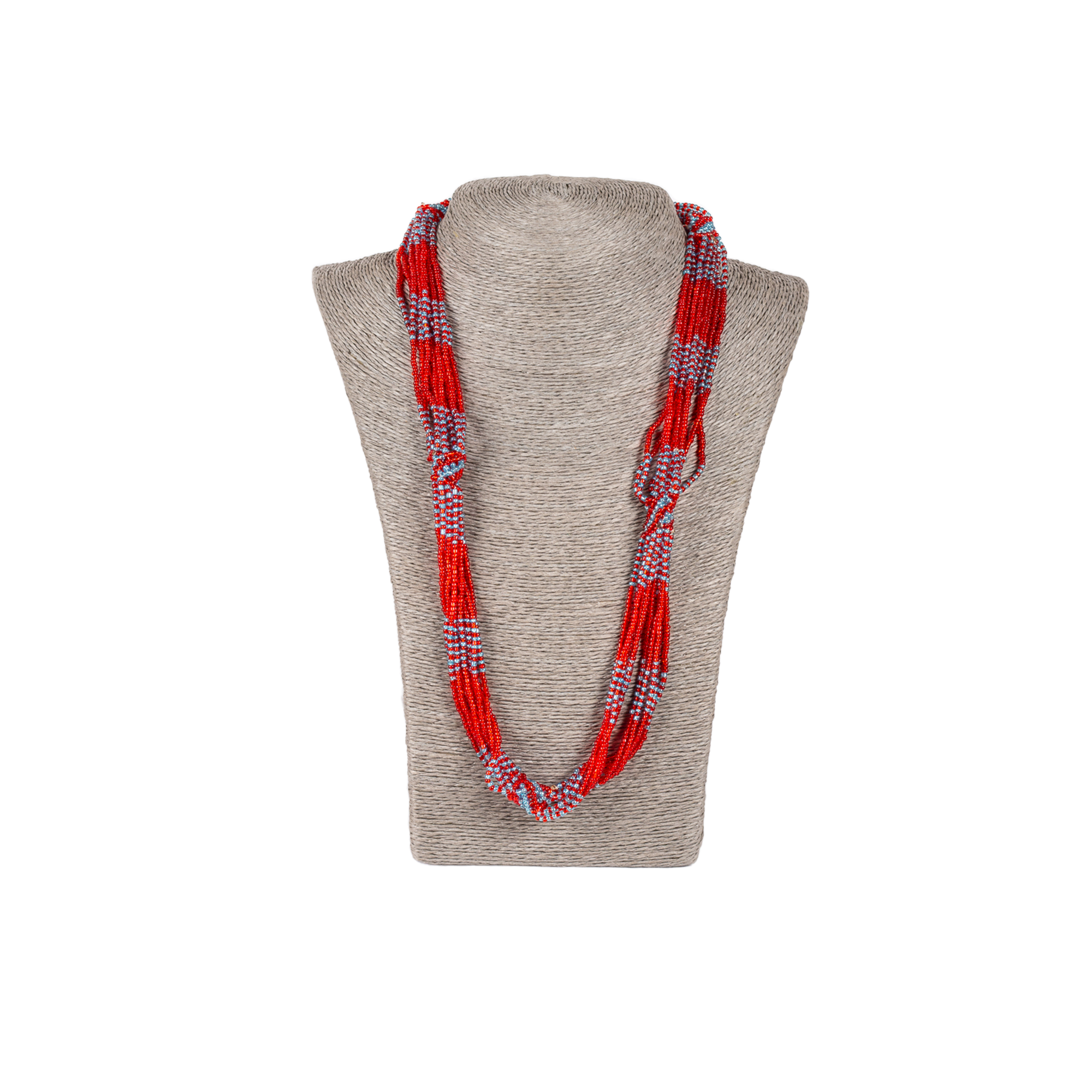 Traditional Zulu Hand Beaded Necklace (Colourful)