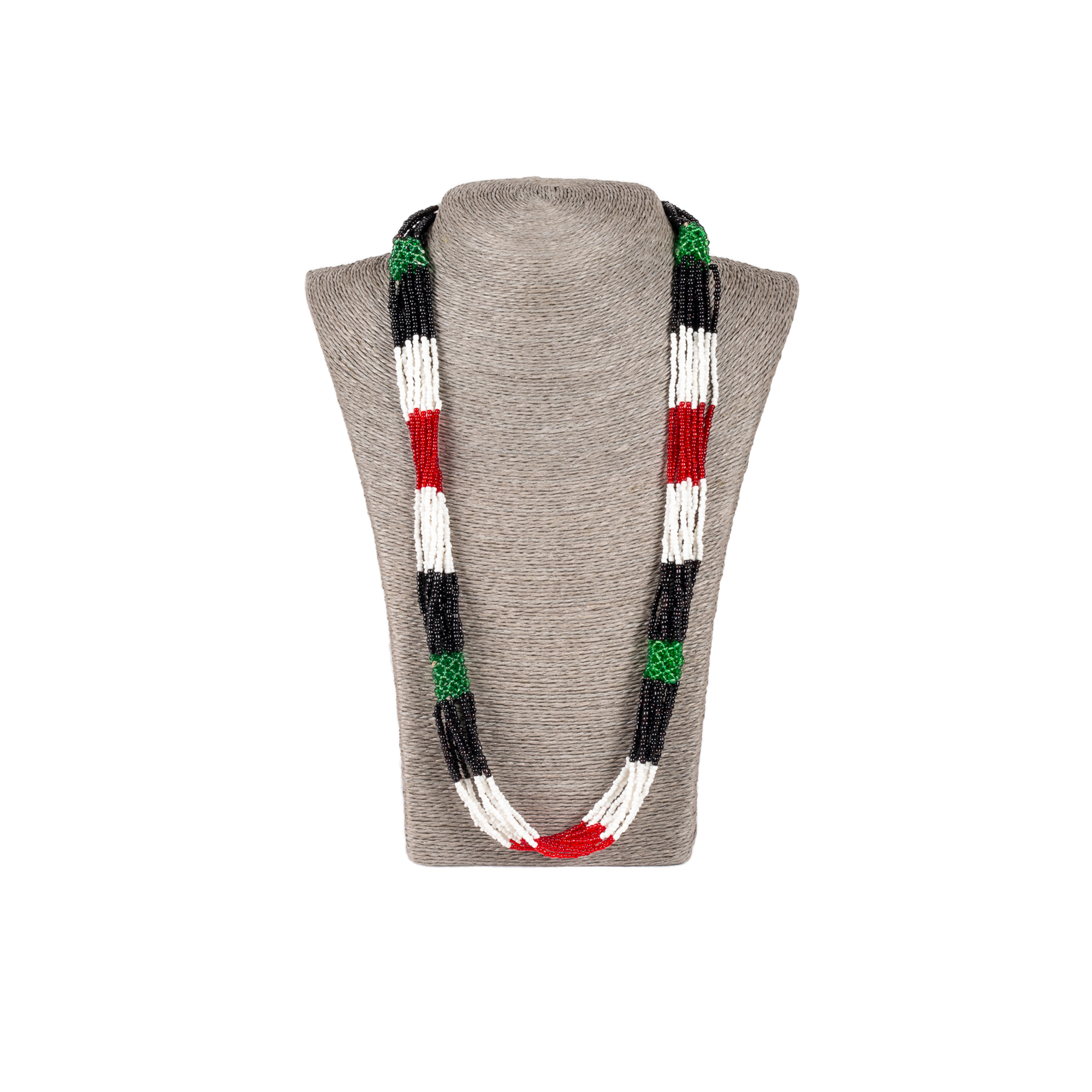 Traditional Zulu Hand Beaded Necklace (Colourful)