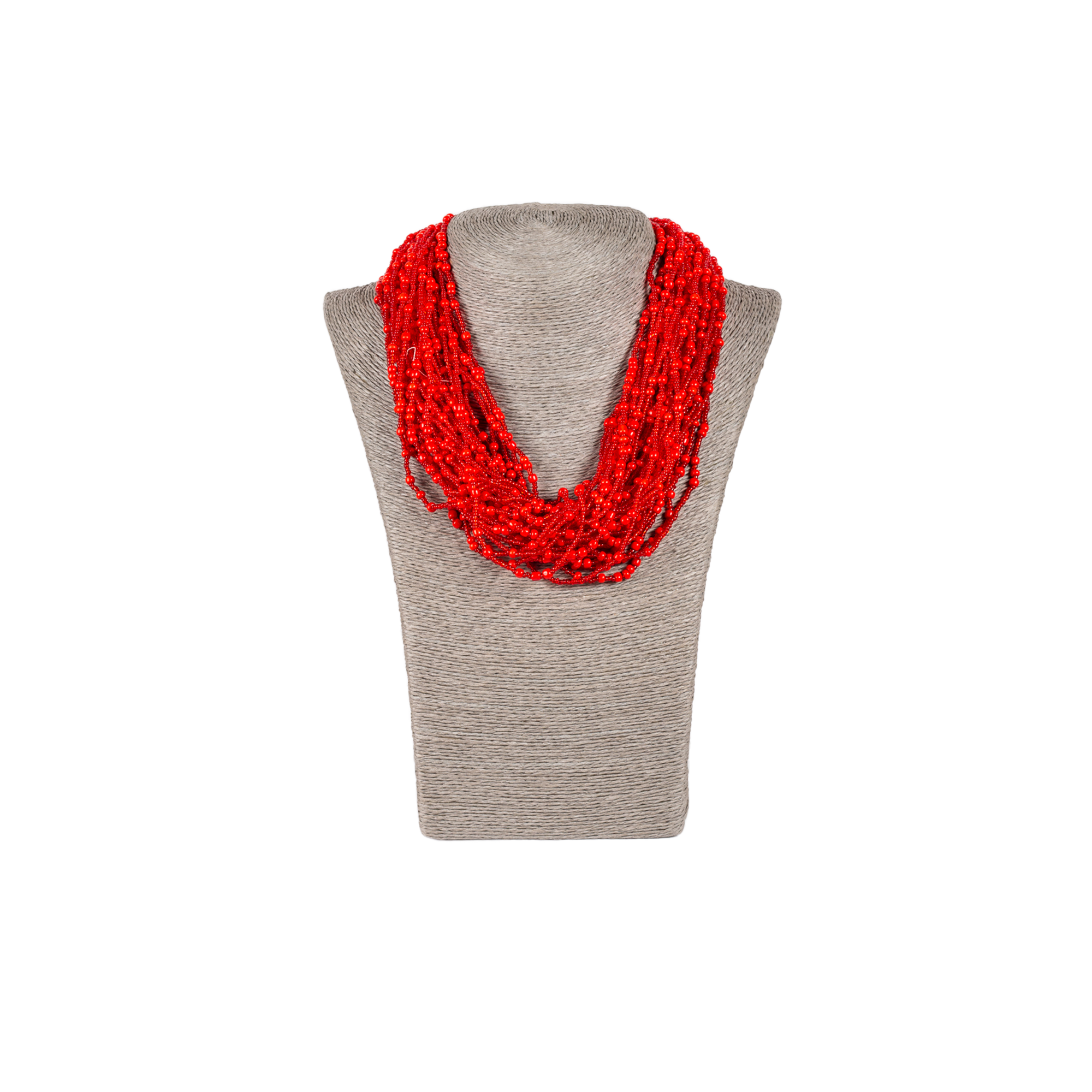 Thick Zulu Hand Beaded Necklace