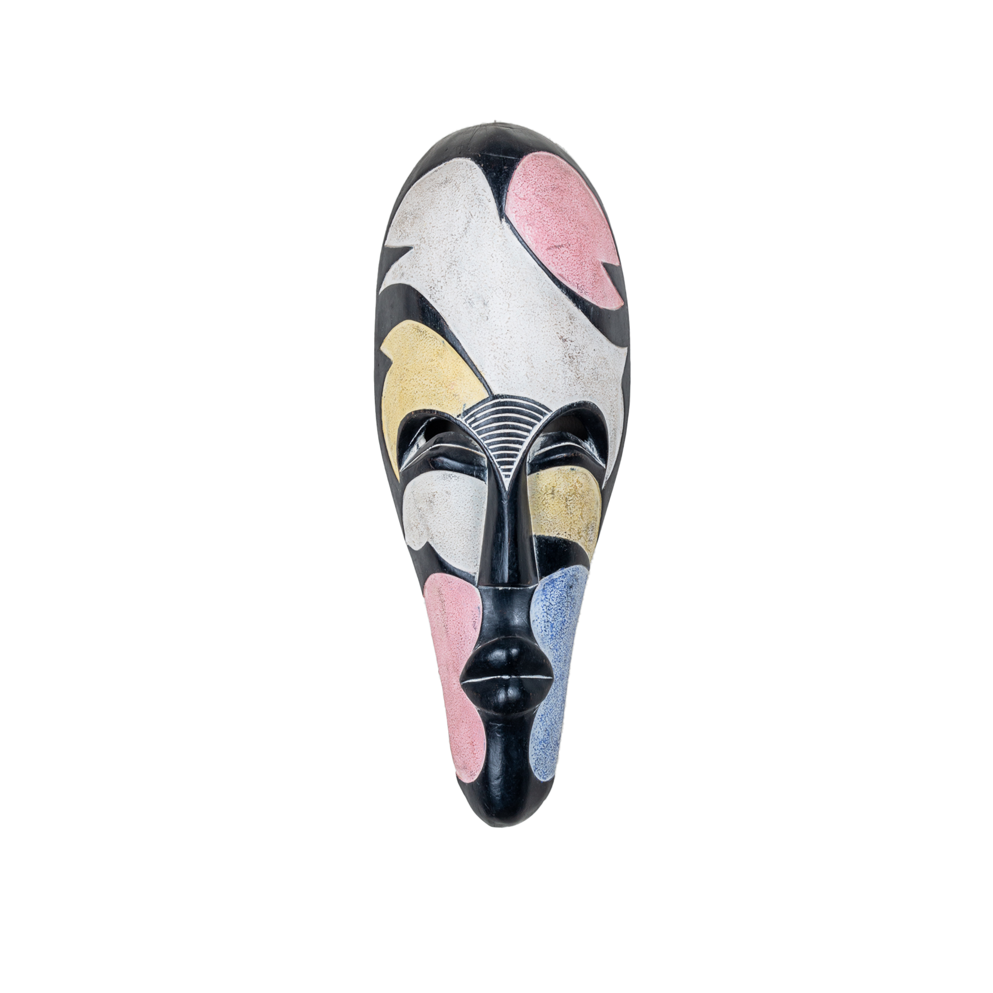 Thick Colourful African Fang Mask