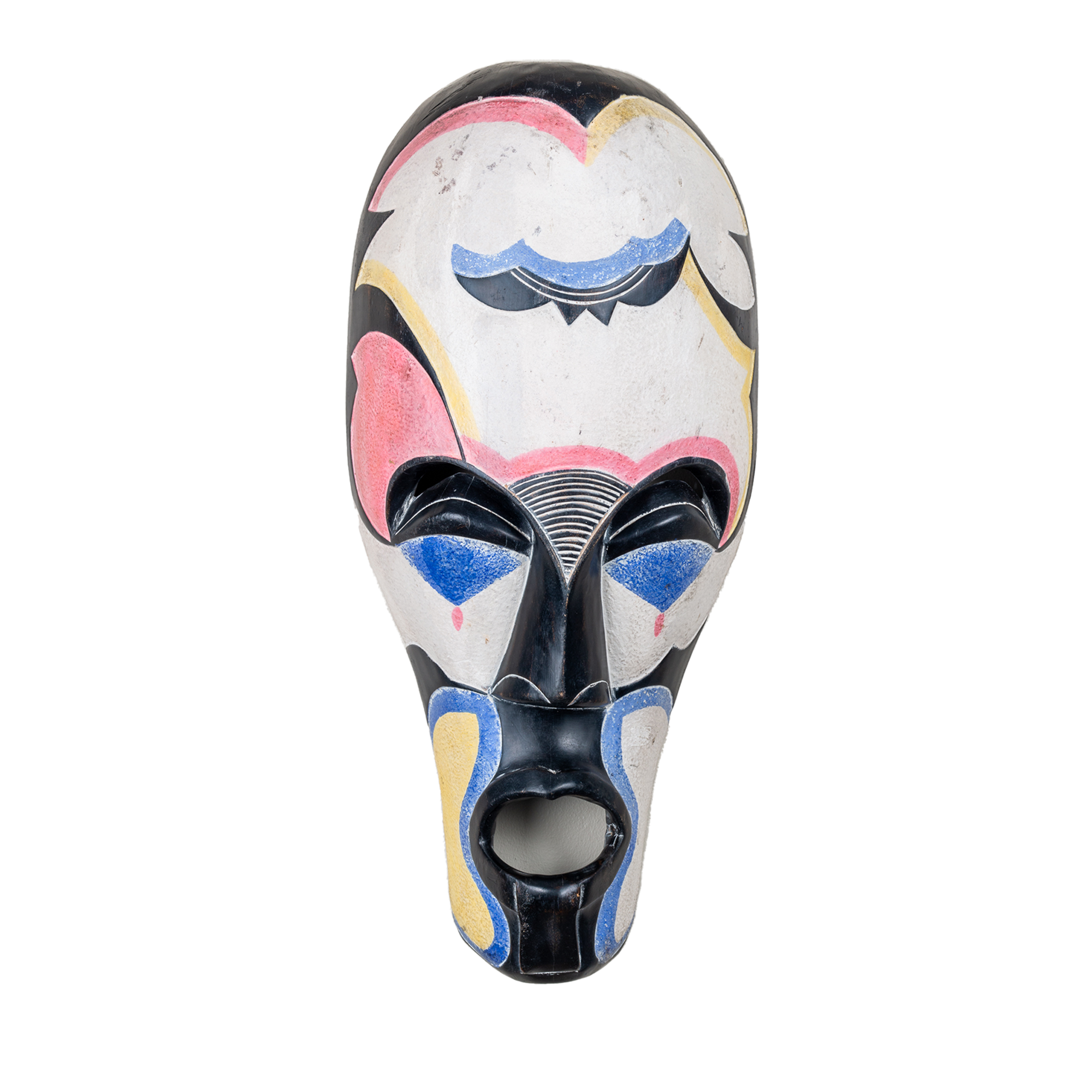 Thick Colourful African Fang Mask