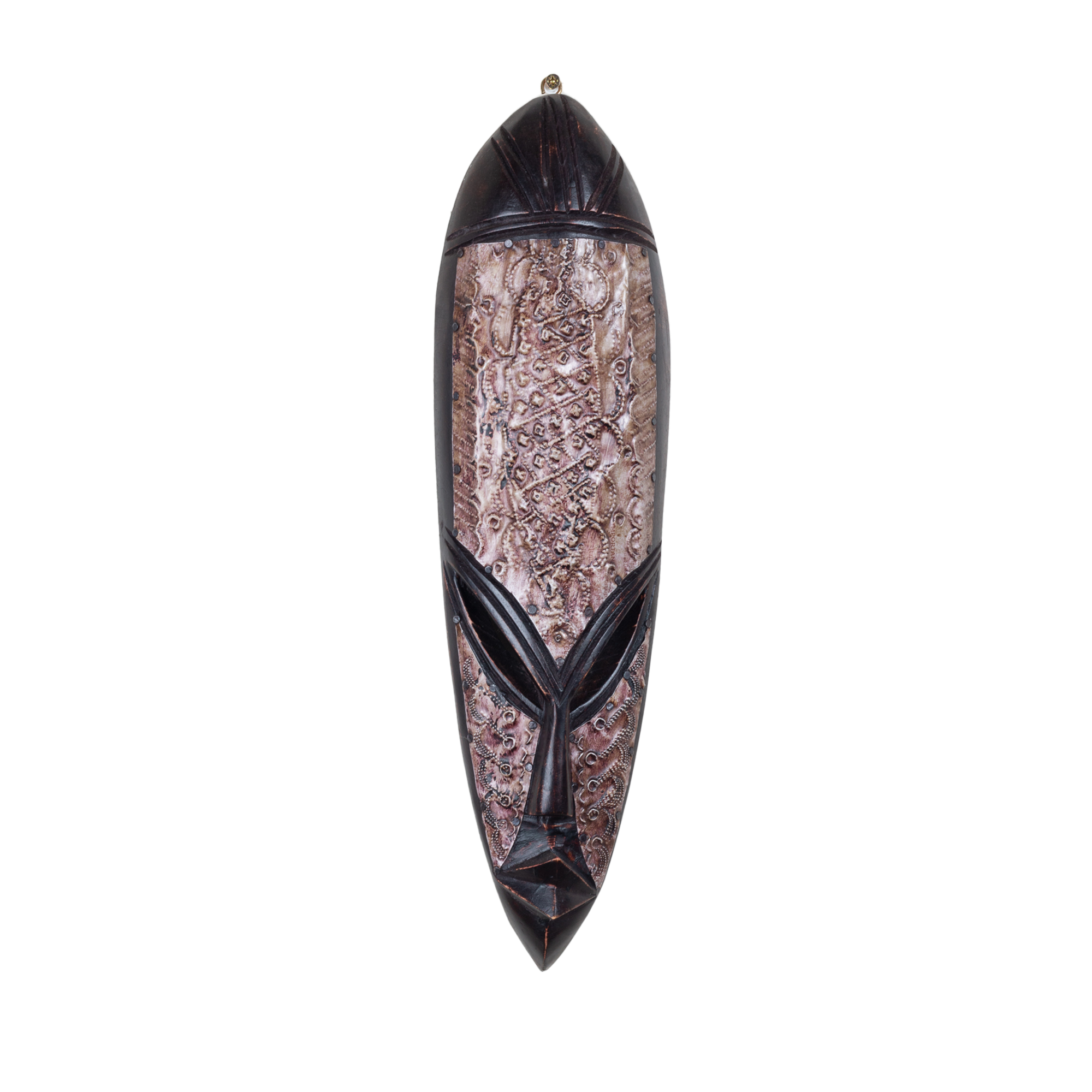 Metal Faced Ghanian Mask