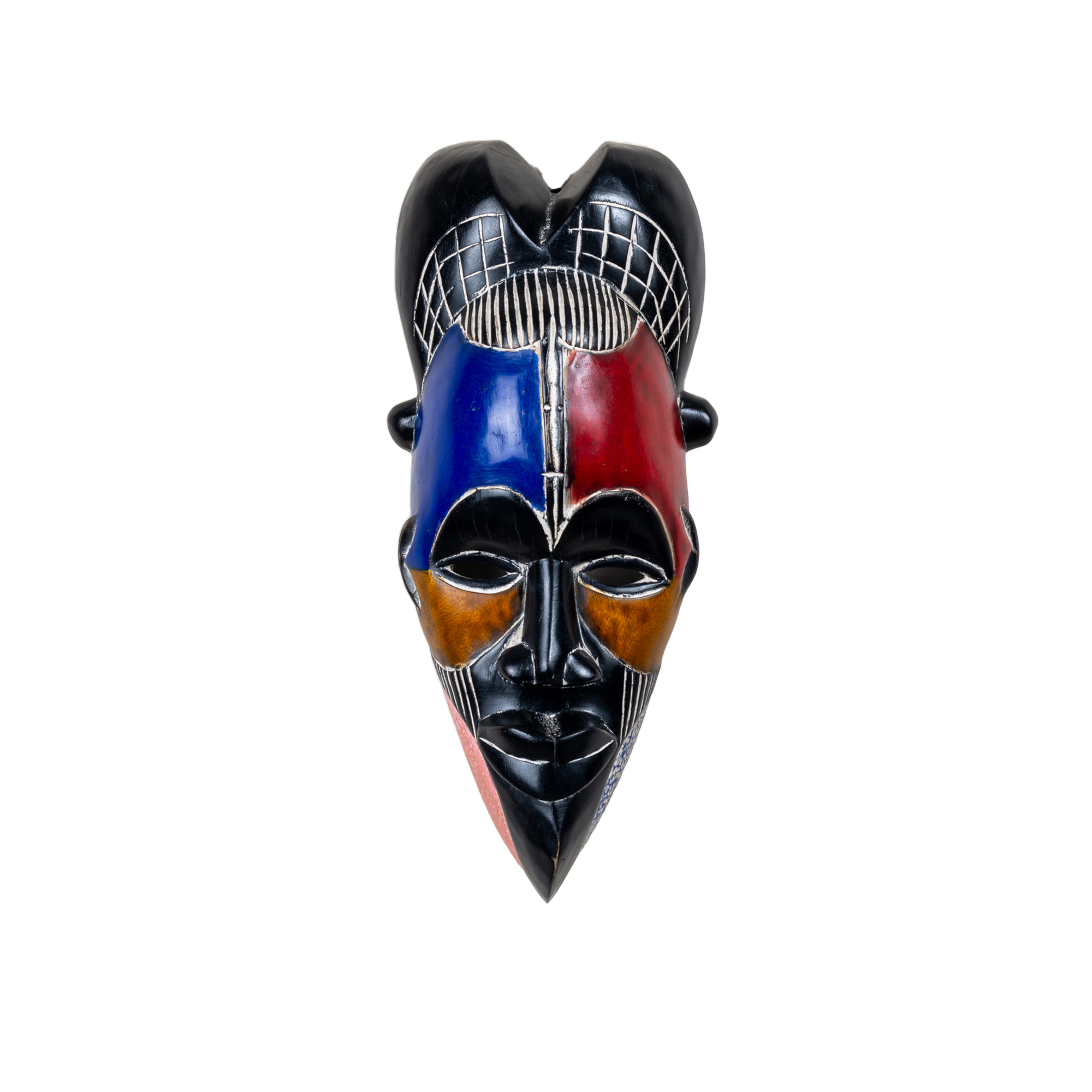 Cameroonian Wooden Tiki Mask