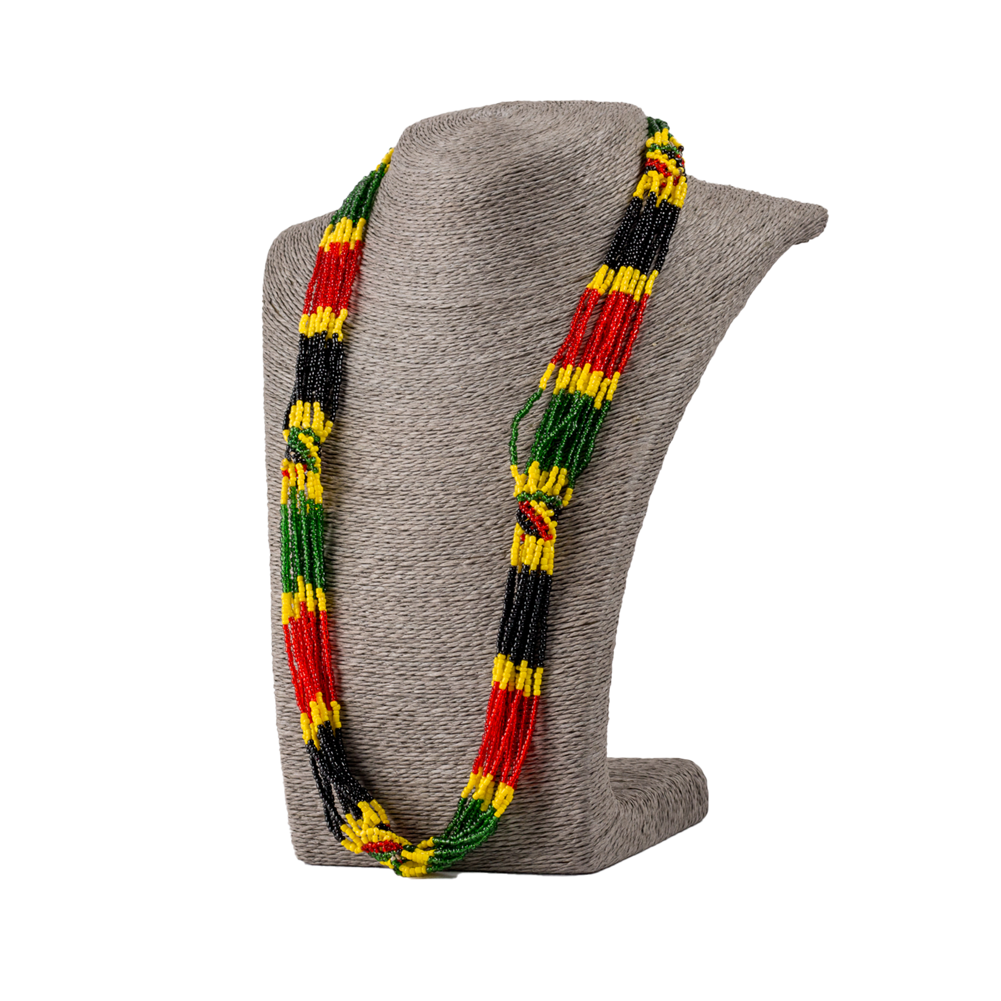 Traditional Zulu Hand Beaded Necklace (Colourful)
