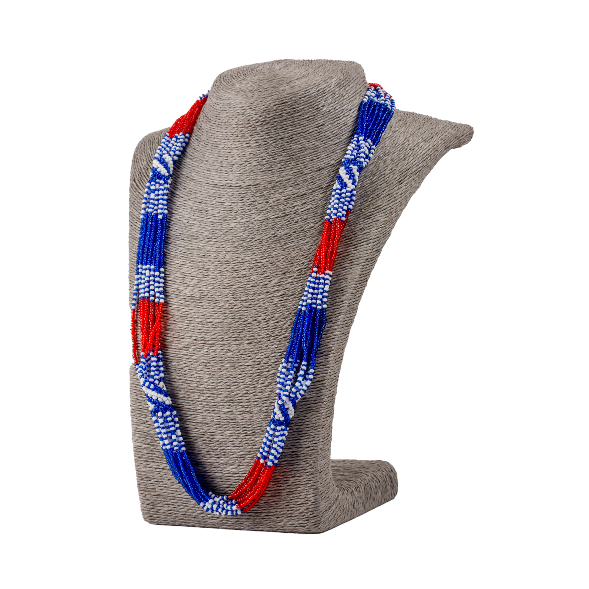 Traditional Zulu Hand Beaded Necklace (Colourful)