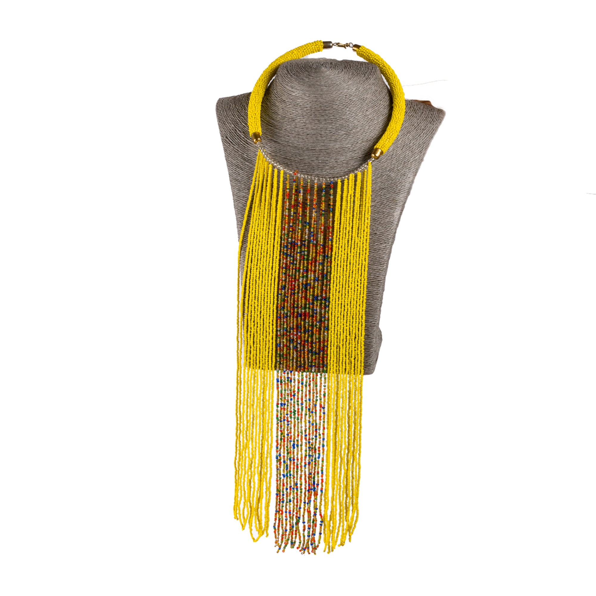 Kenyan Hand Beaded Rain Necklace