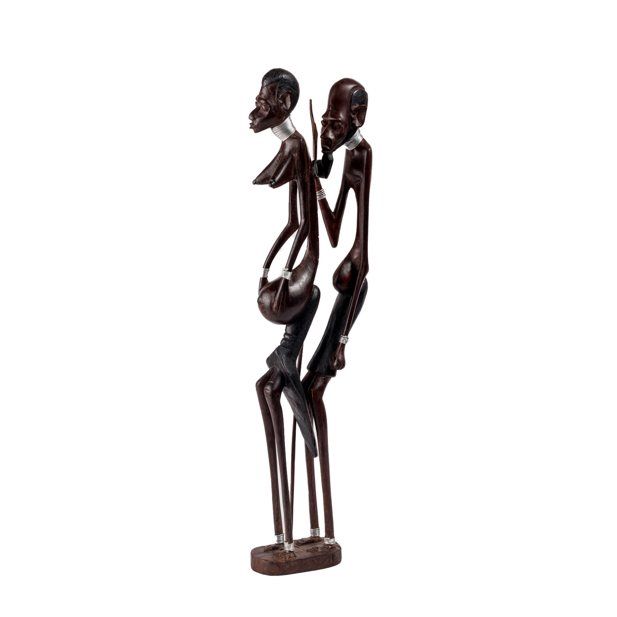 Hand Carved Congolese Luba Figures