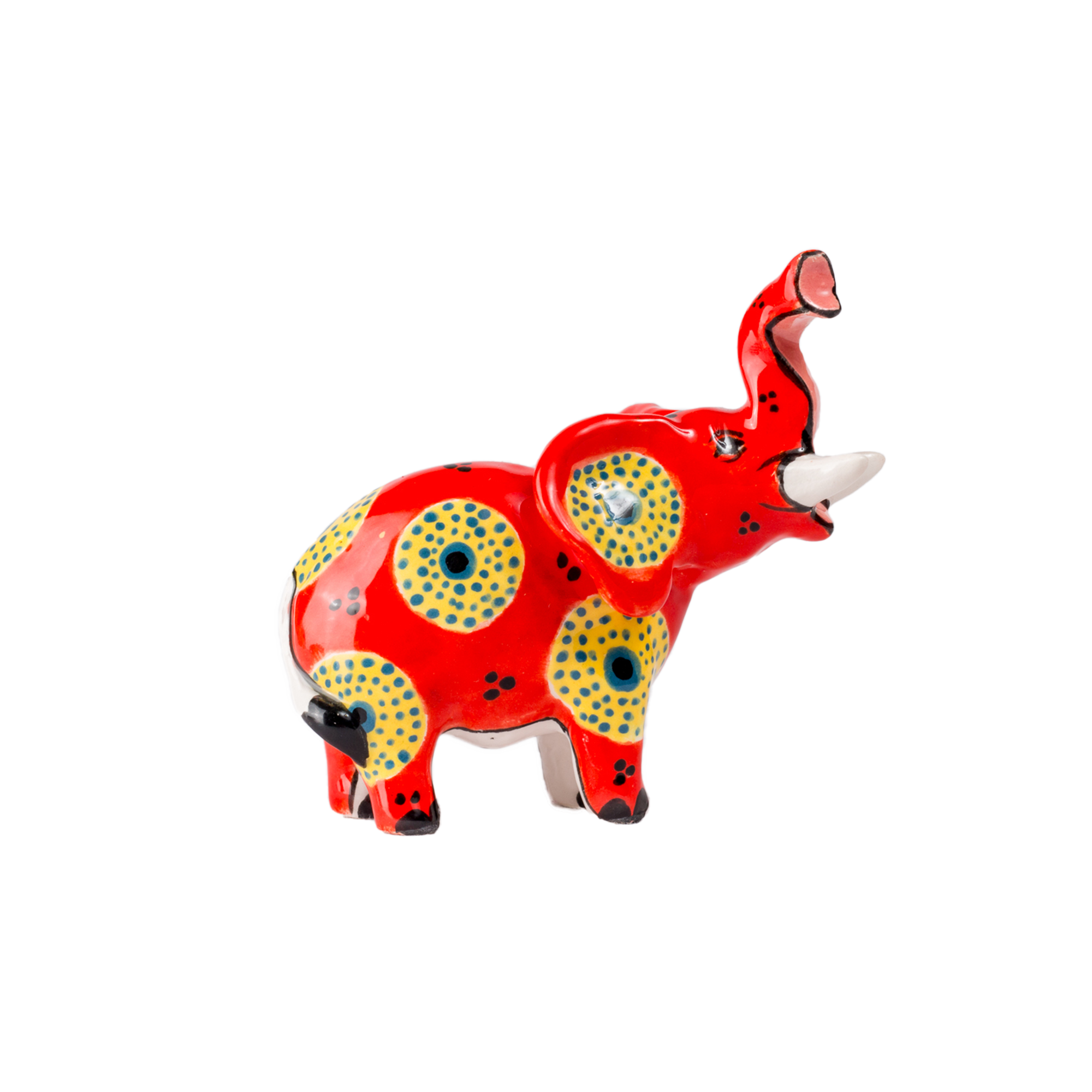Small Ceramic Elephant Sculpture