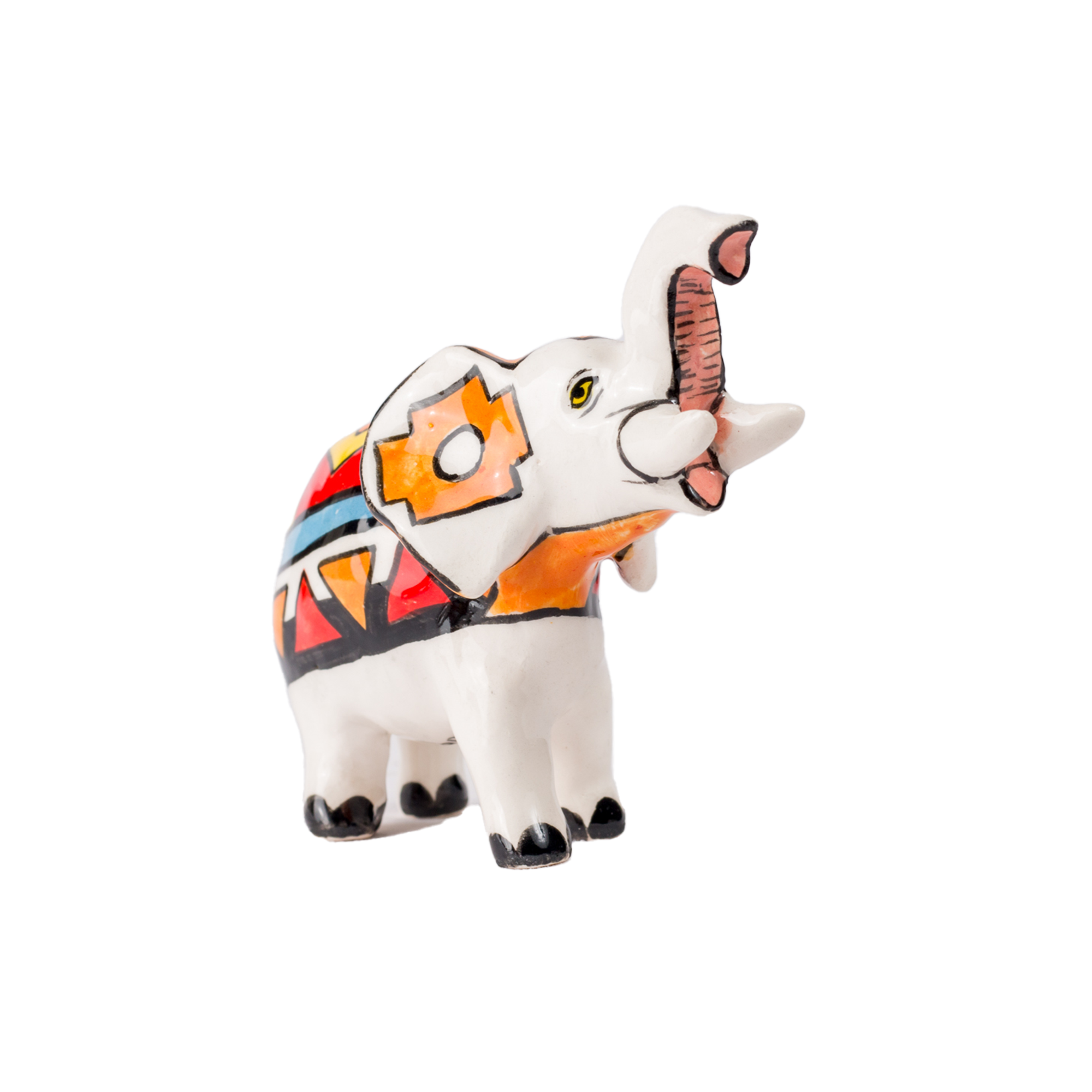 Small Ceramic Elephant Sculpture