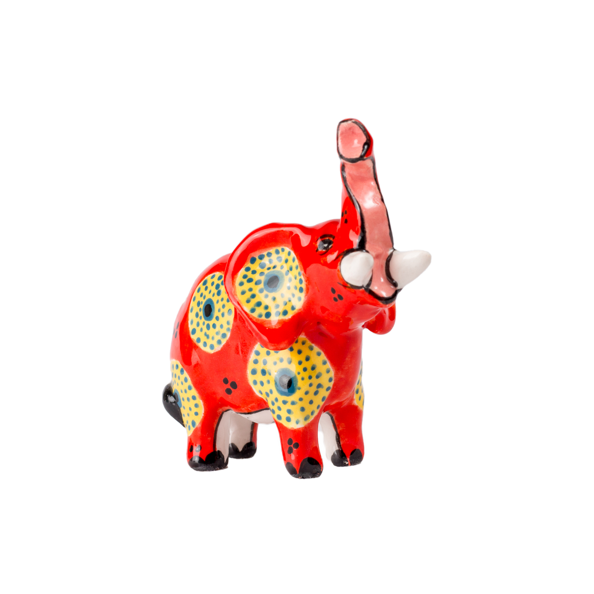 Small Ceramic Elephant Sculpture