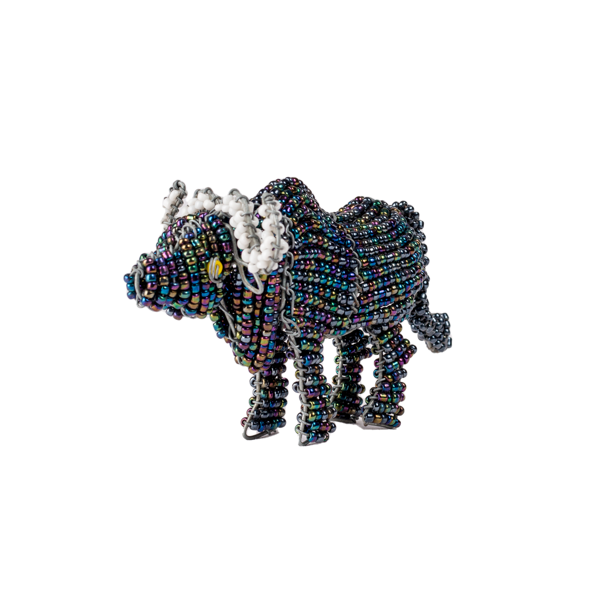 Medium Beaded Wire Buffalo