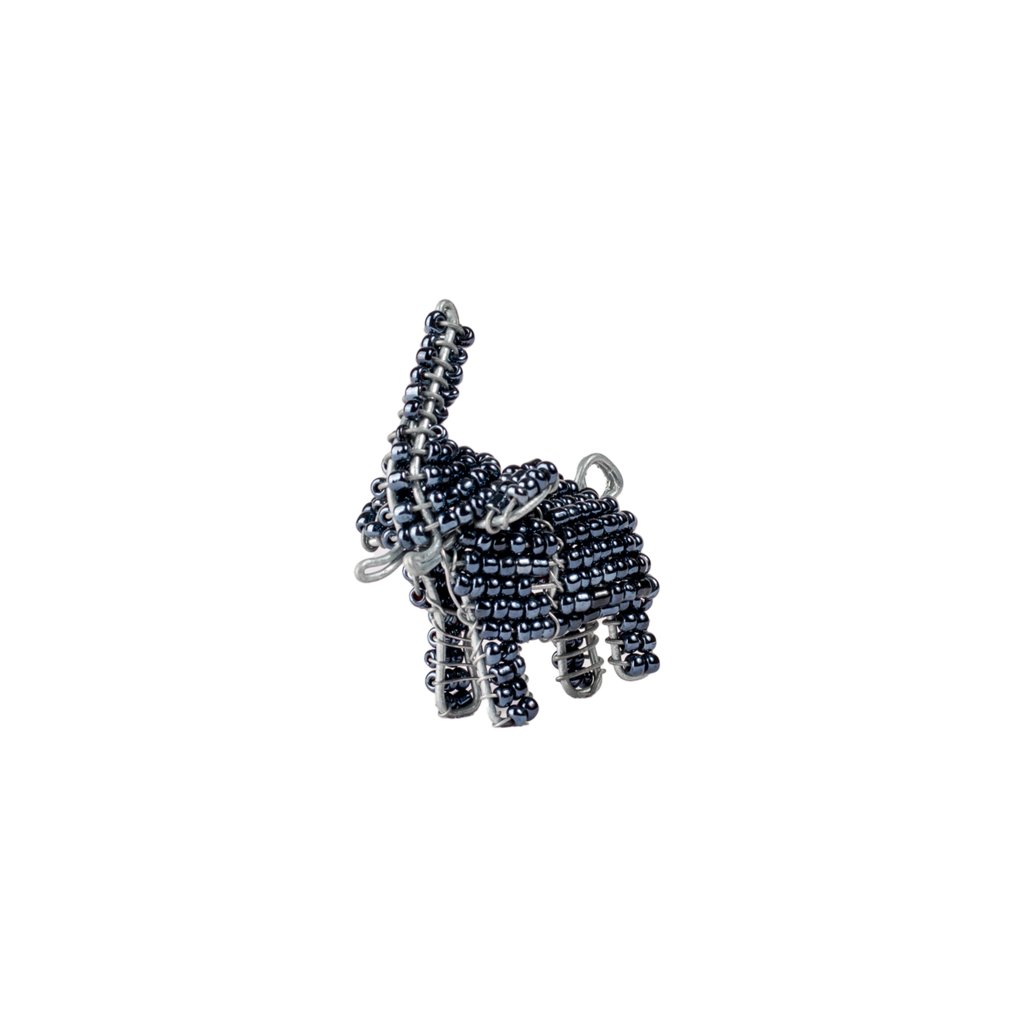 X-Small Beaded Wire Elephant