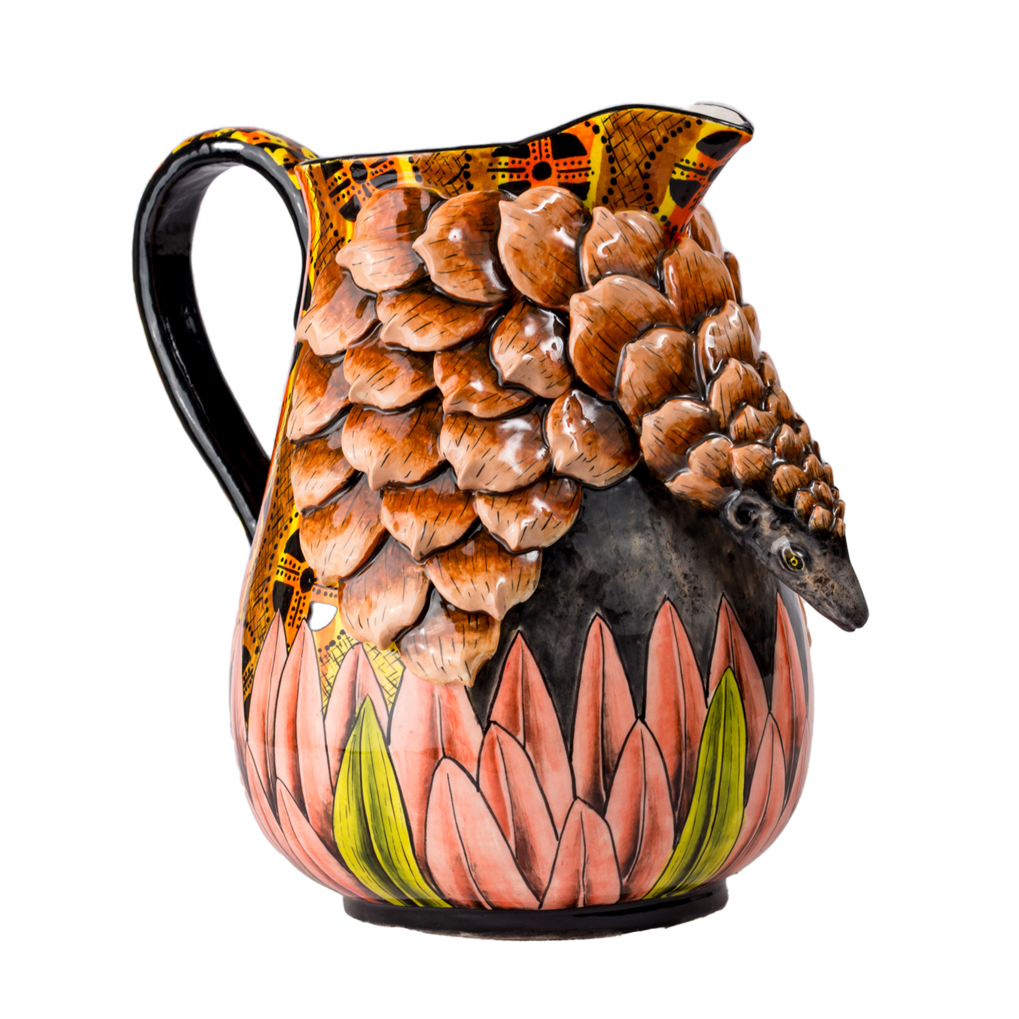 3D Ceramic Pangolin Carafe