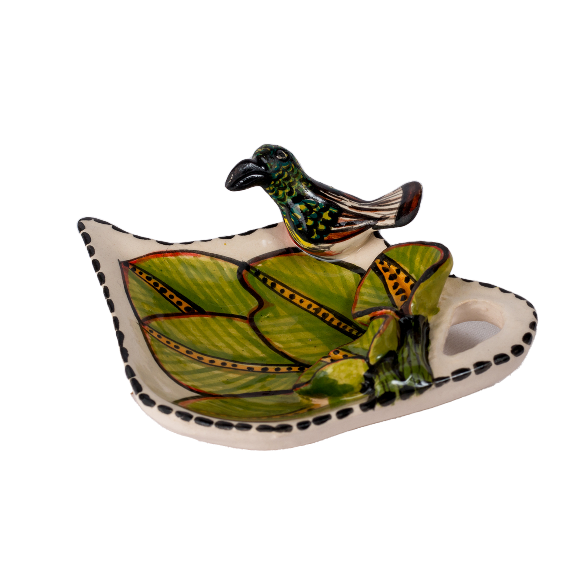 3D Ceramic Small Bird Teabag Holder